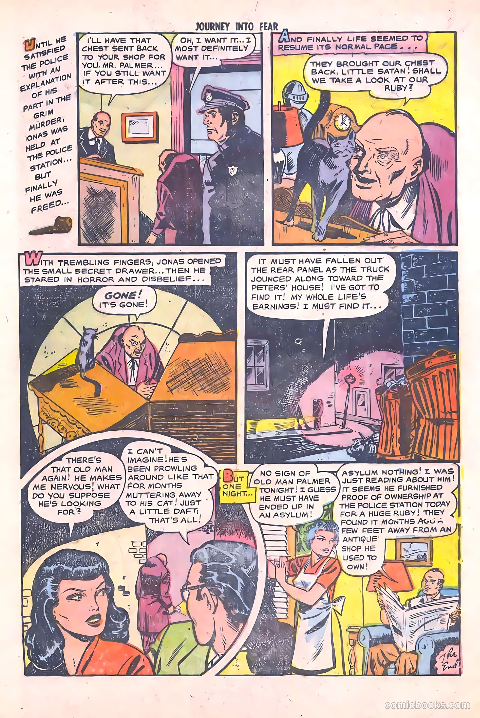 Journey into Fear #3 (1951) — page 17 of 36