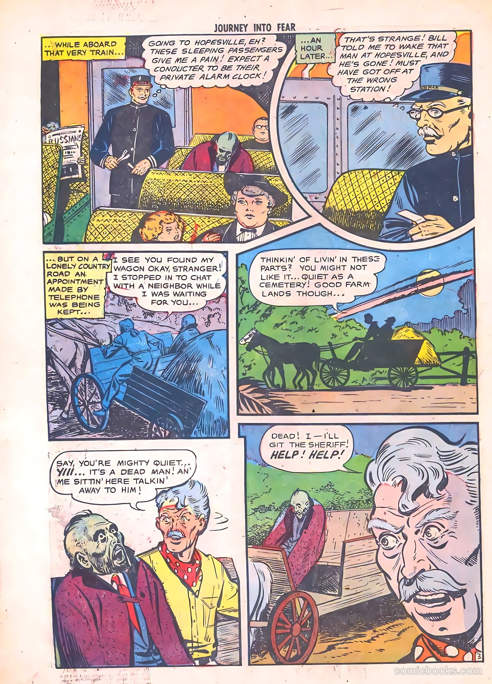 Journey into Fear #3 (1951) — page 22 of 36