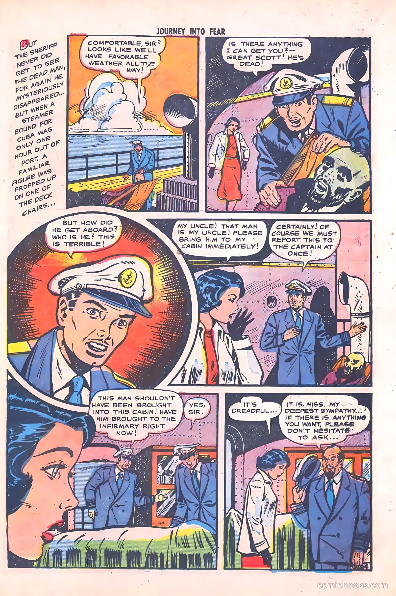 Journey into Fear #3 (1951) — page 23 of 36