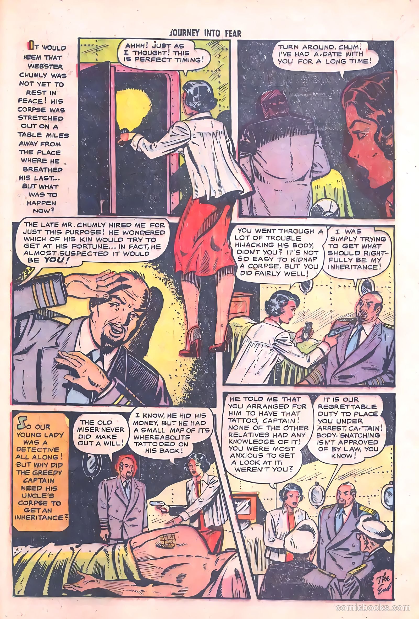 Journey into Fear #3 (1951) — page 25 of 36