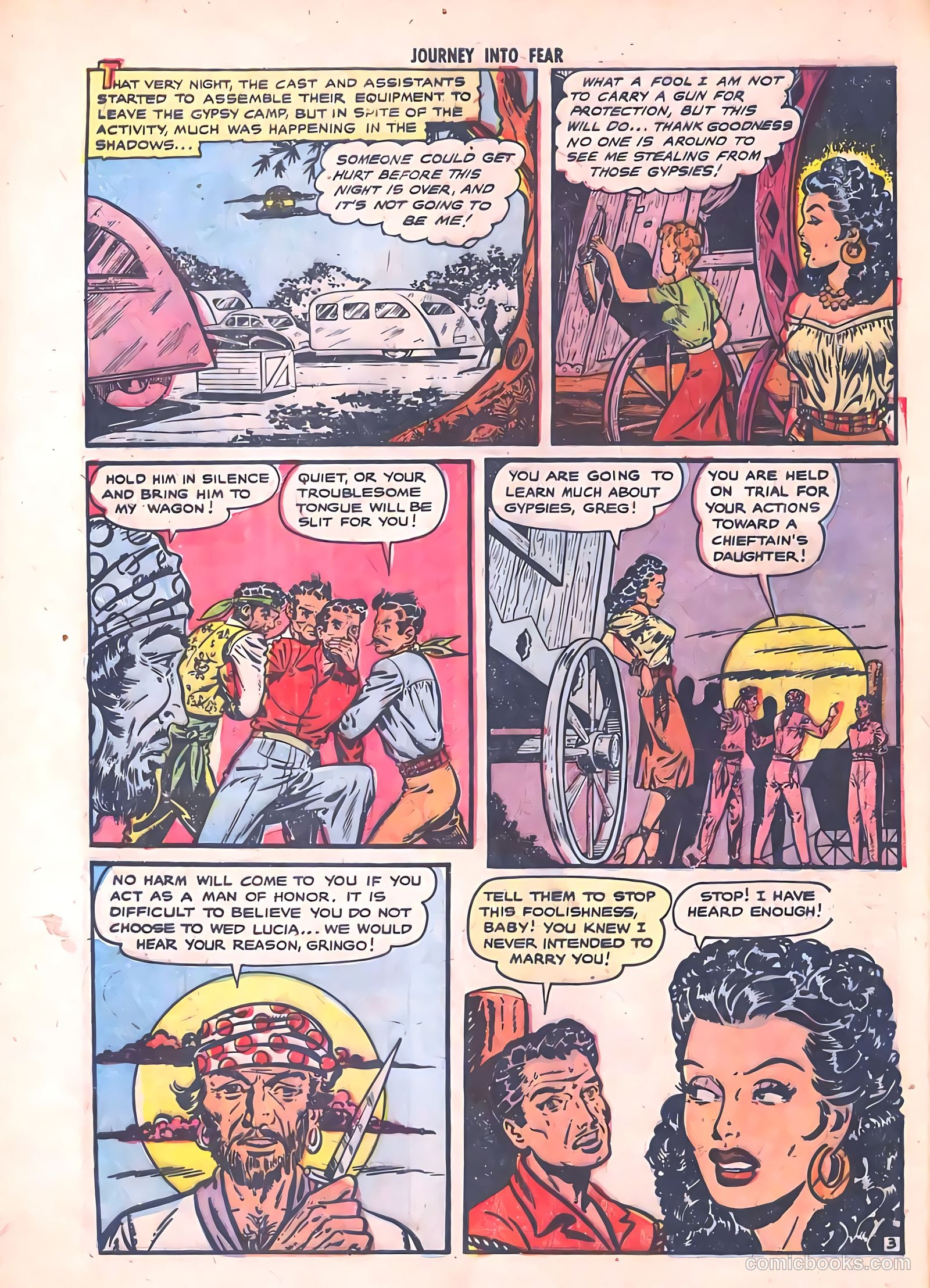 Journey into Fear #3 (1951) — page 28 of 36