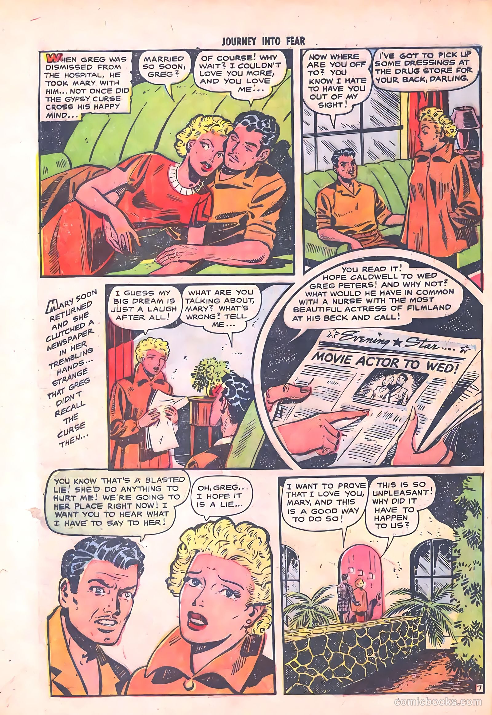 Journey into Fear #3 (1951) — page 32 of 36