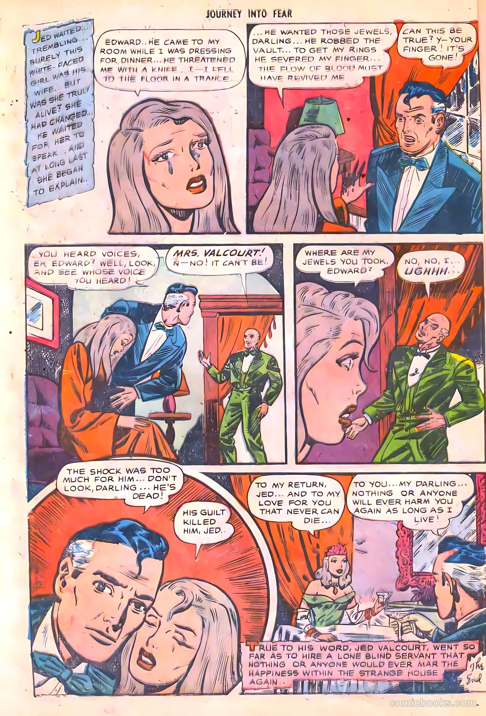 Journey into Fear #4 (1951) — page 8 of 36