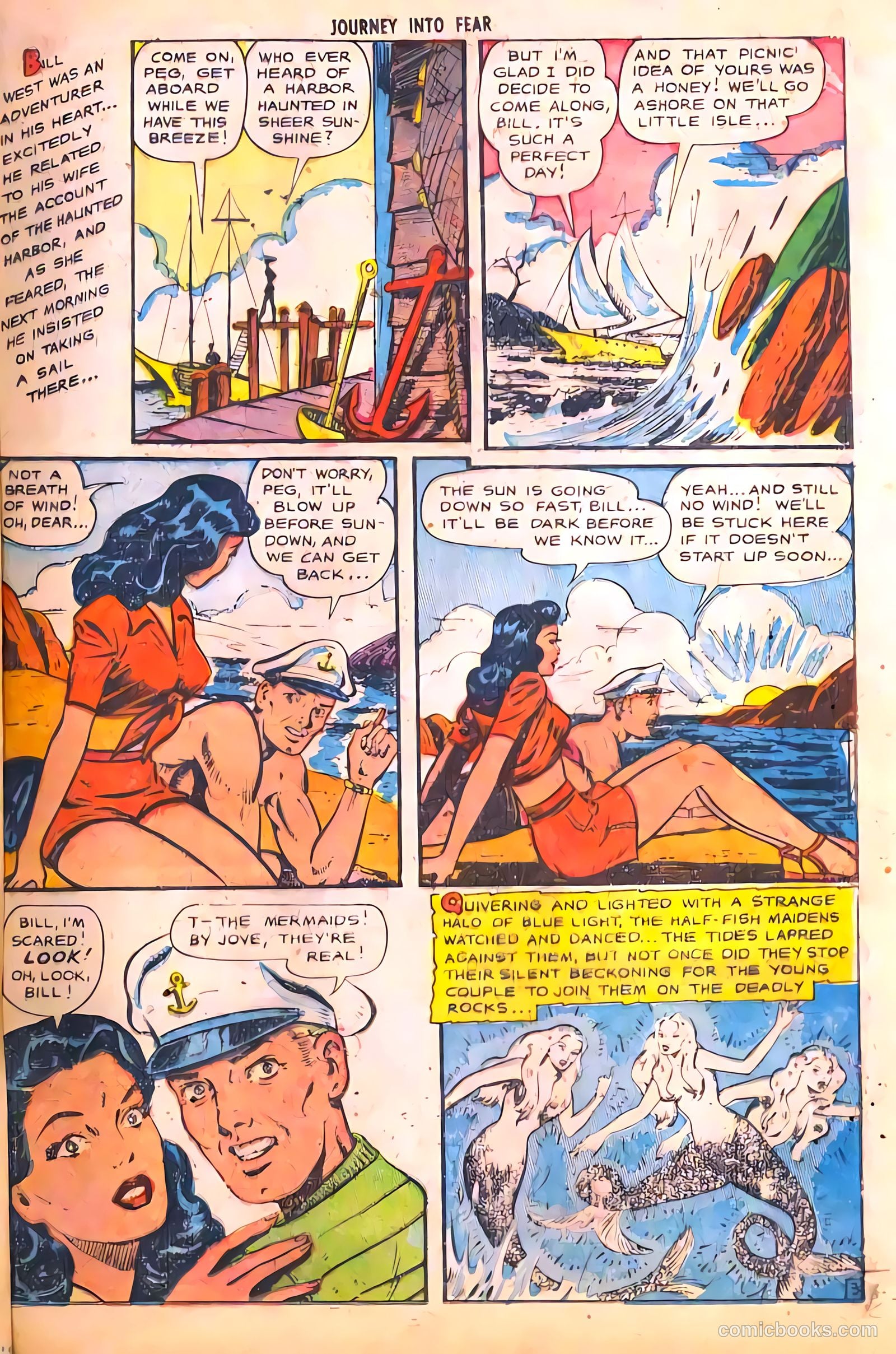 Journey into Fear #4 (1951) — page 21 of 36