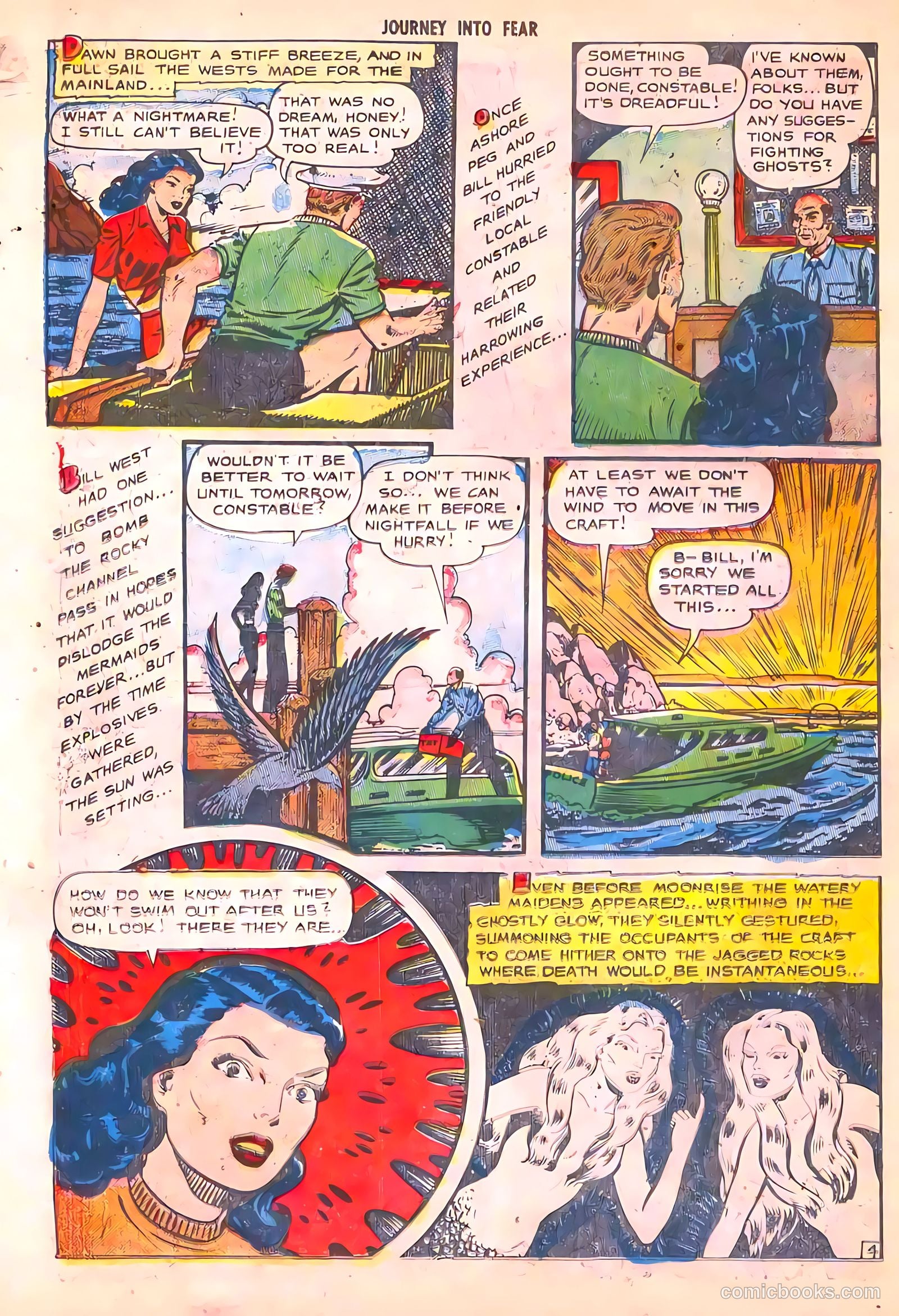Journey into Fear #4 (1951) — page 22 of 36