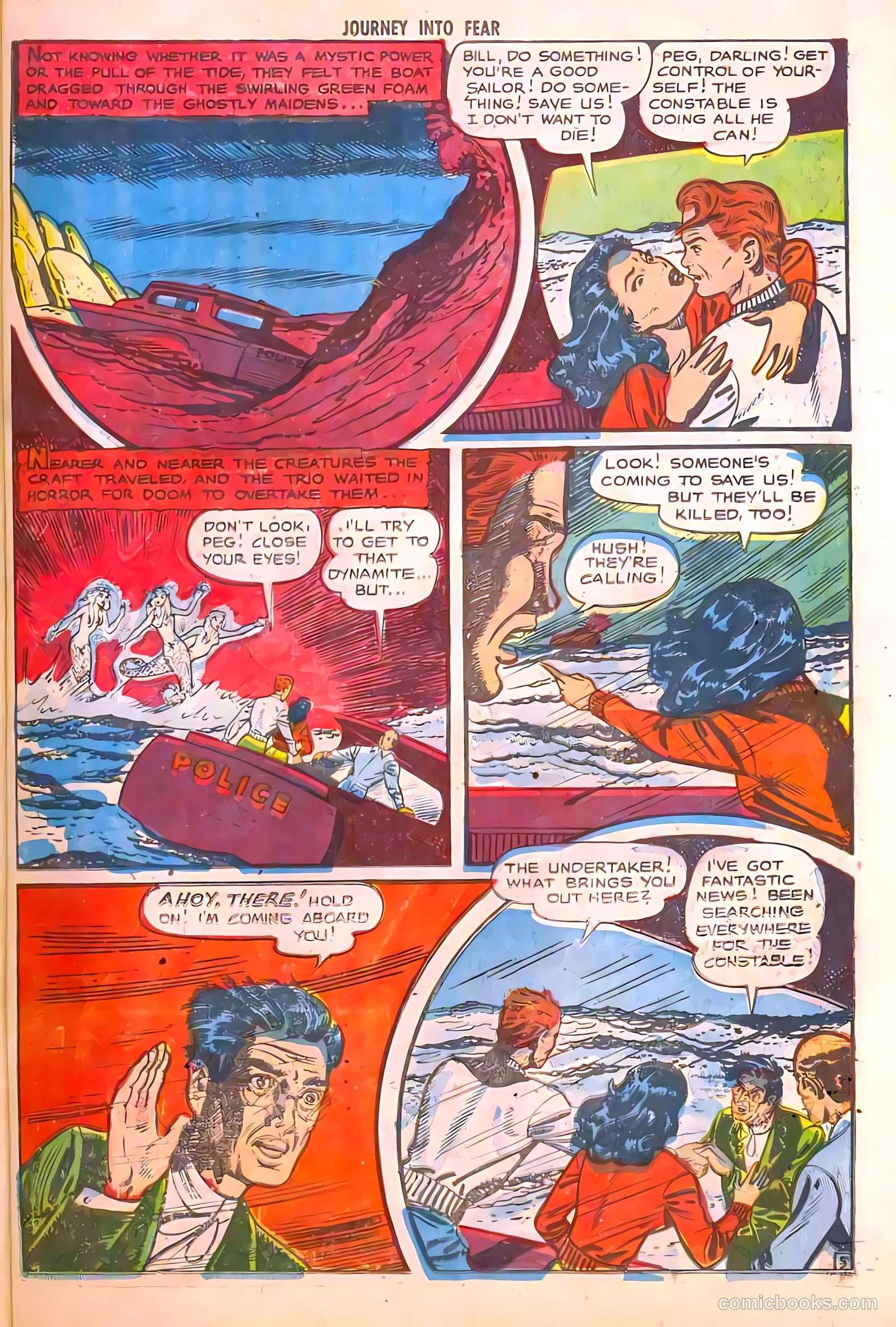 Journey into Fear #4 (1951) — page 23 of 36
