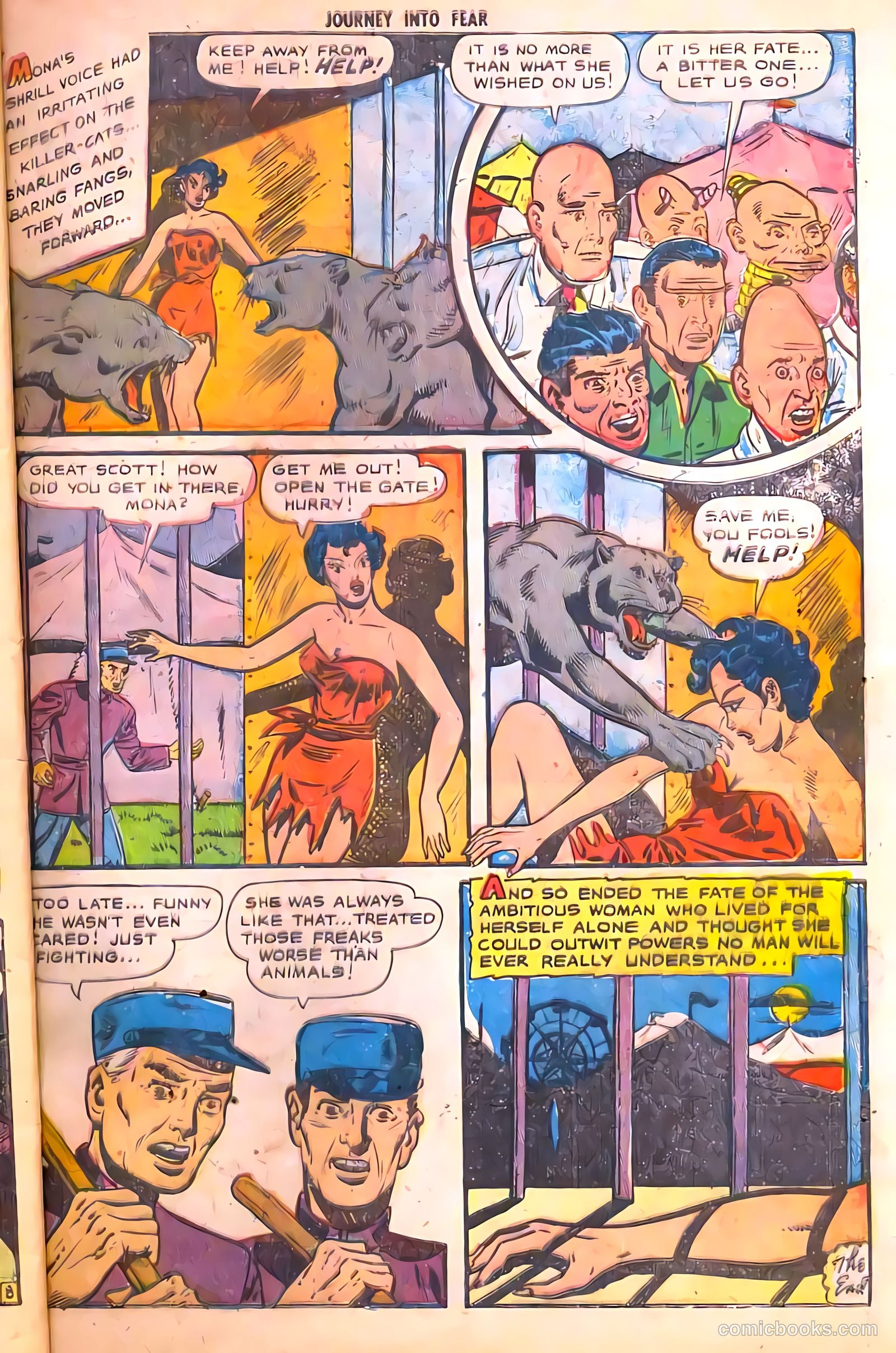 Journey into Fear #4 (1951) — page 33 of 36