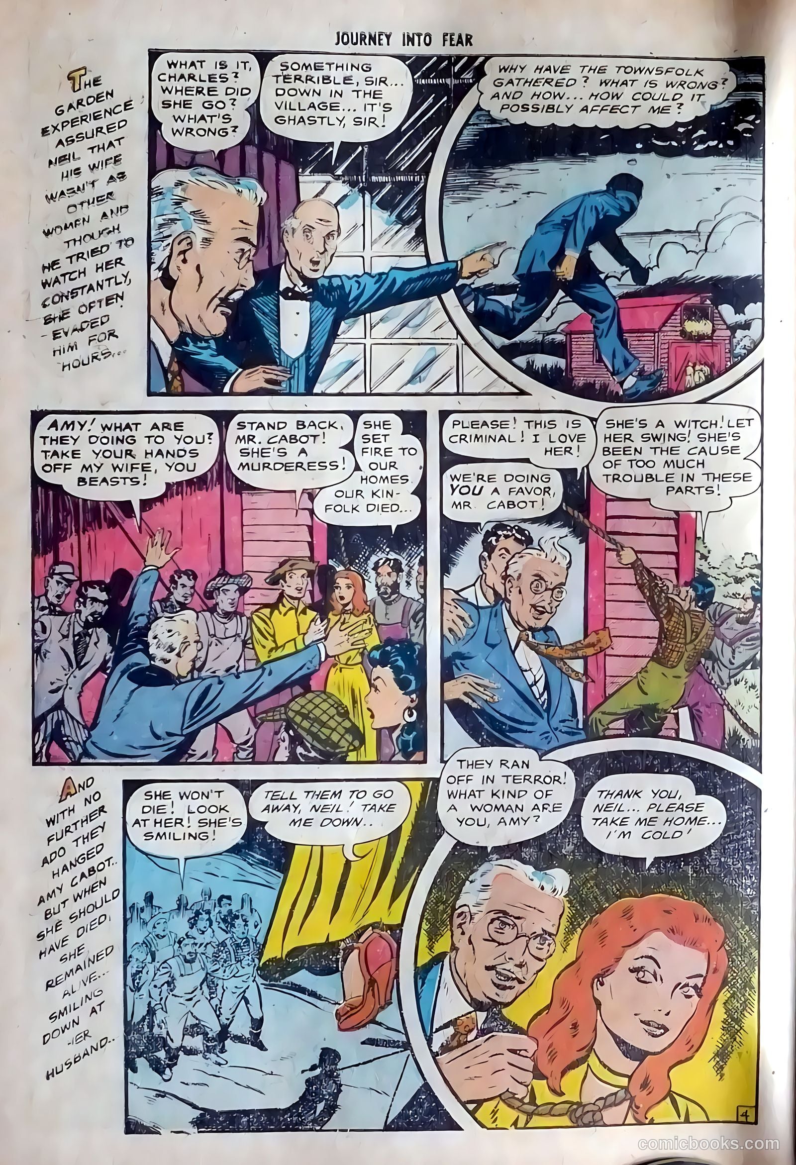 Journey into Fear #5 (1952) — page 6 of 36