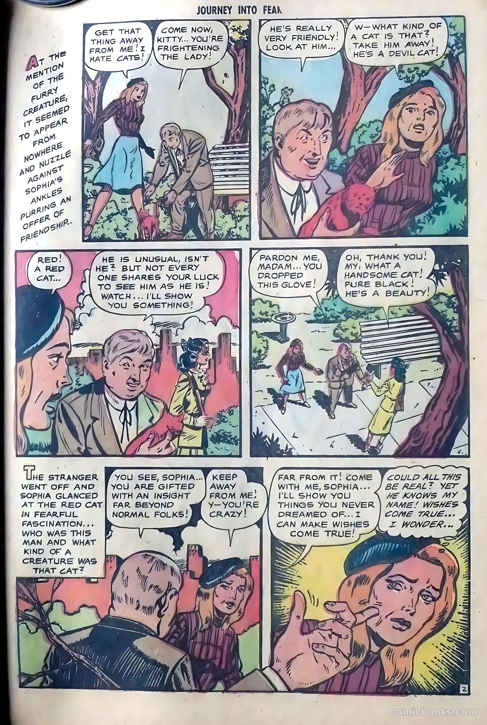 Journey into Fear #5 (1952) — page 21 of 36