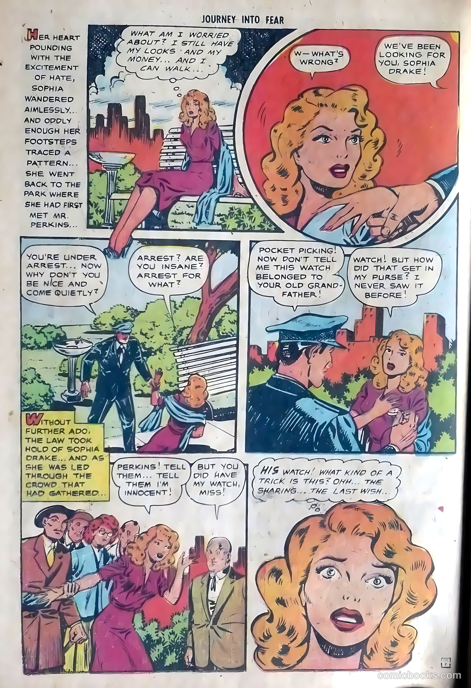 Journey into Fear #5 (1952) — page 26 of 36
