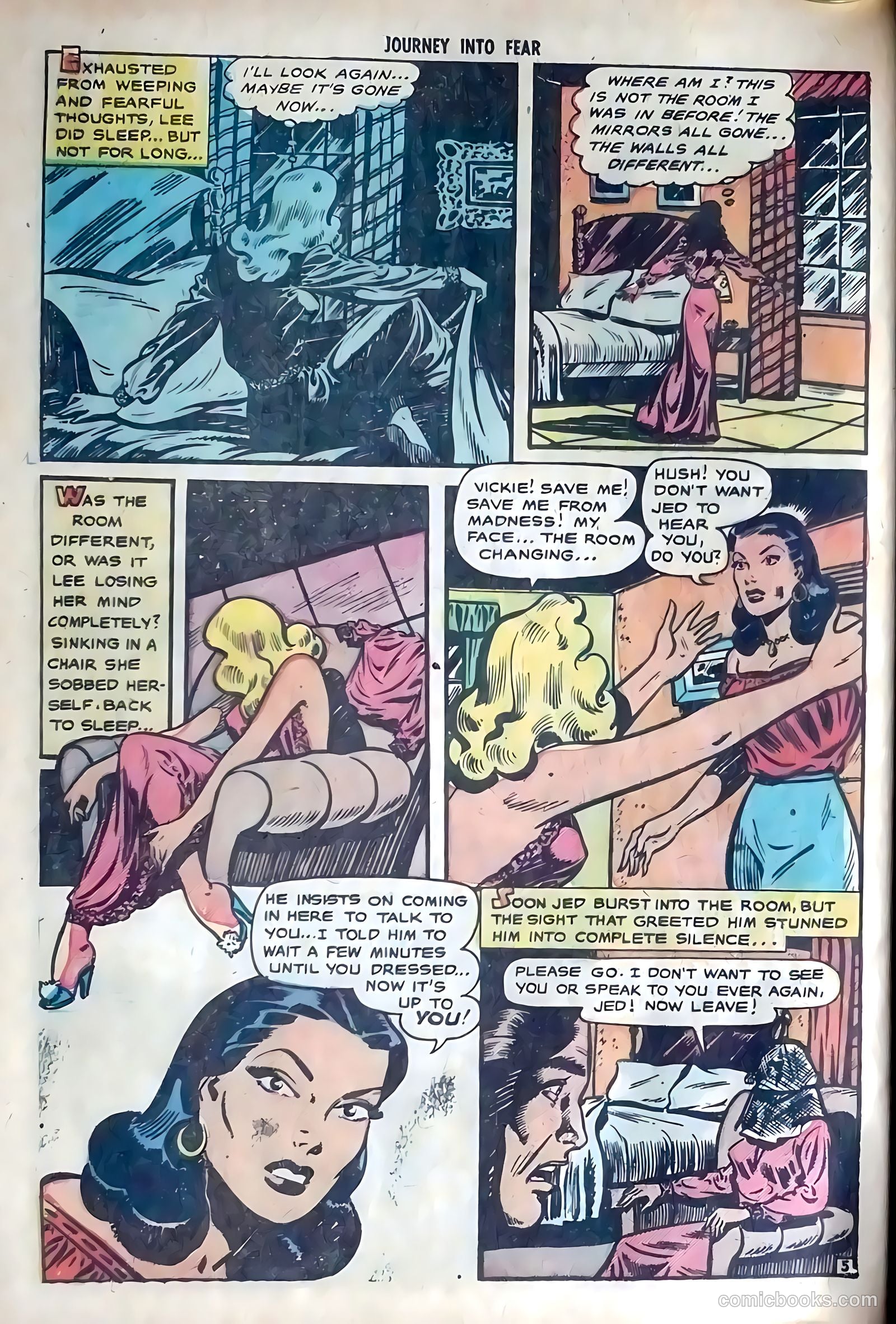 Journey into Fear #5 (1952) — page 32 of 36