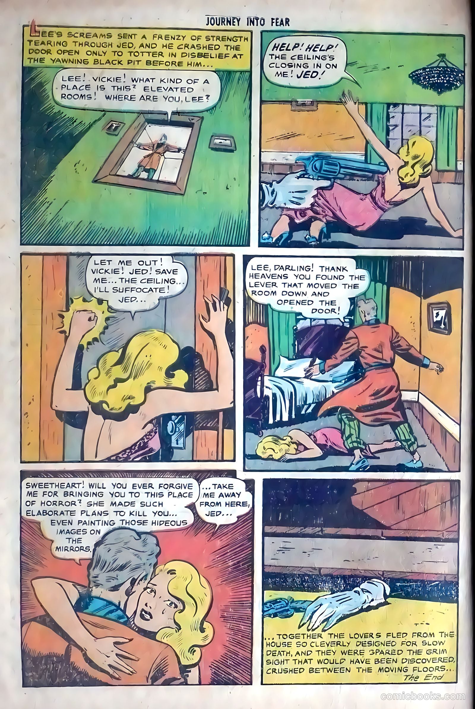 Journey into Fear #5 (1952) — page 34 of 36