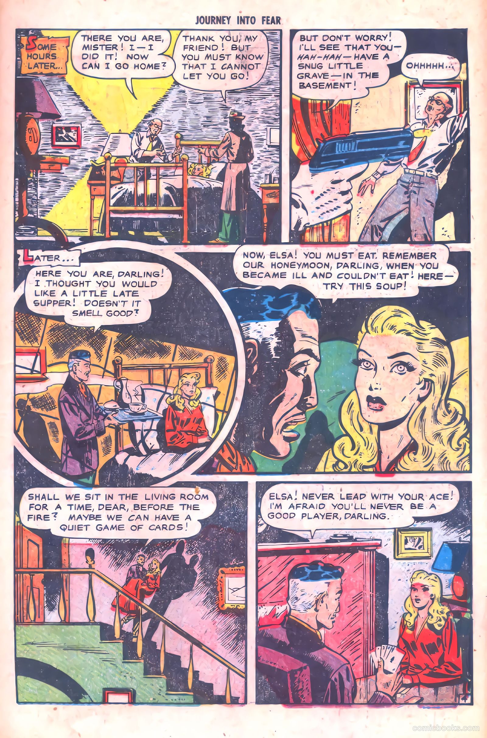 Journey into Fear #6 (1952) — page 15 of 36