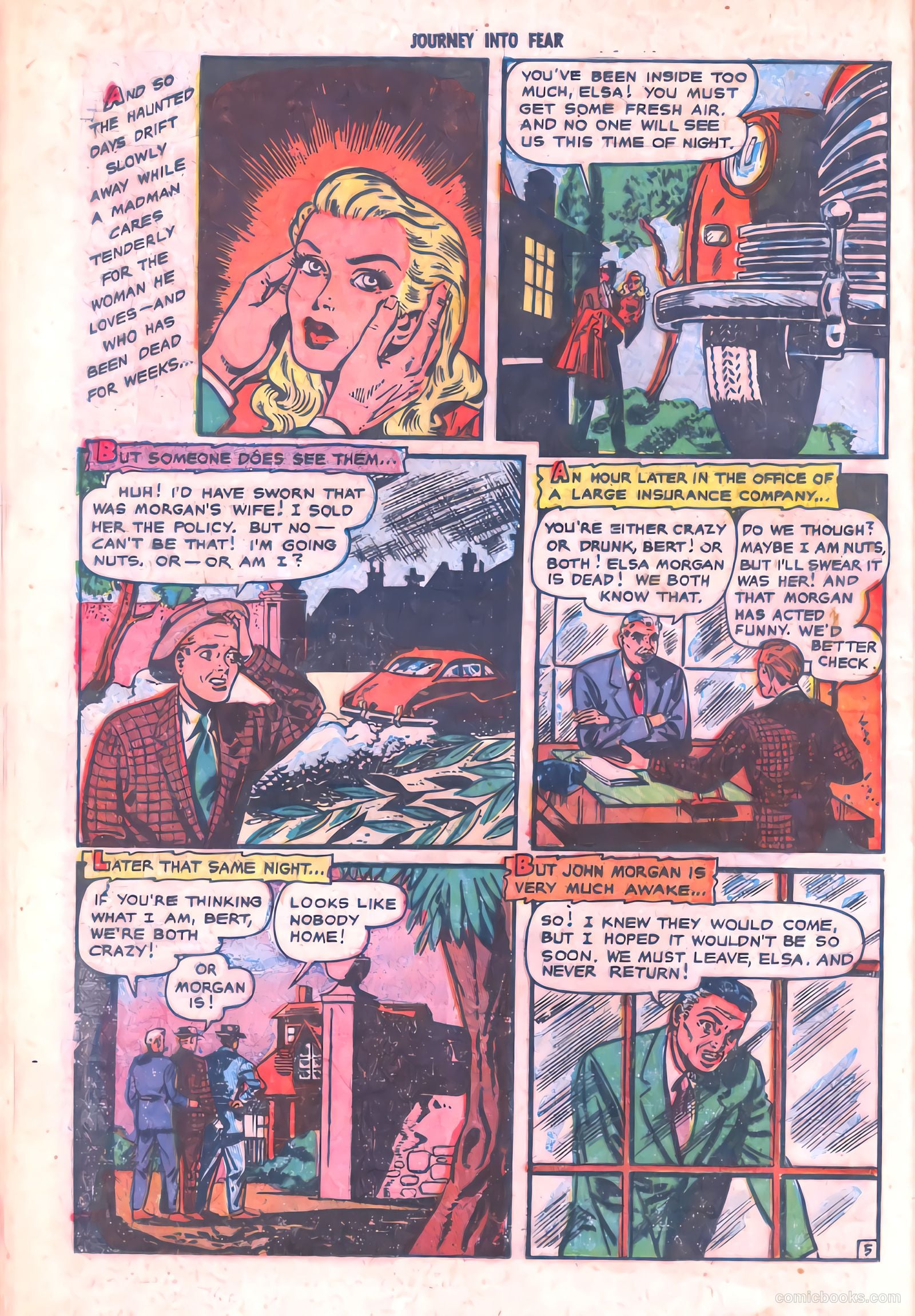 Journey into Fear #6 (1952) — page 16 of 36