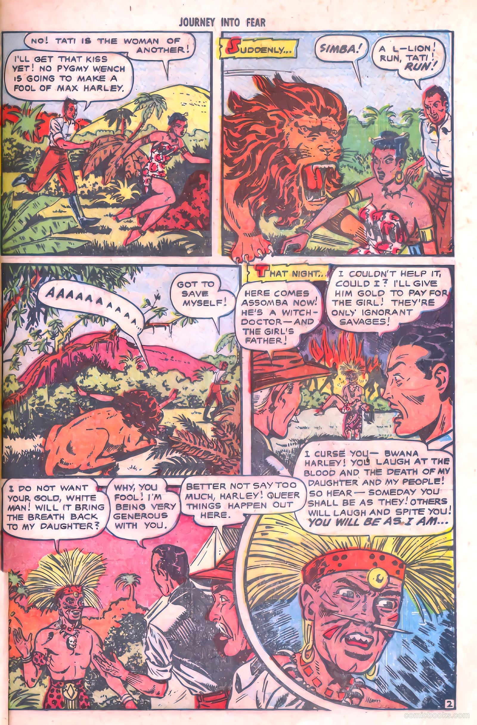 Journey into Fear #6 (1952) — page 21 of 36