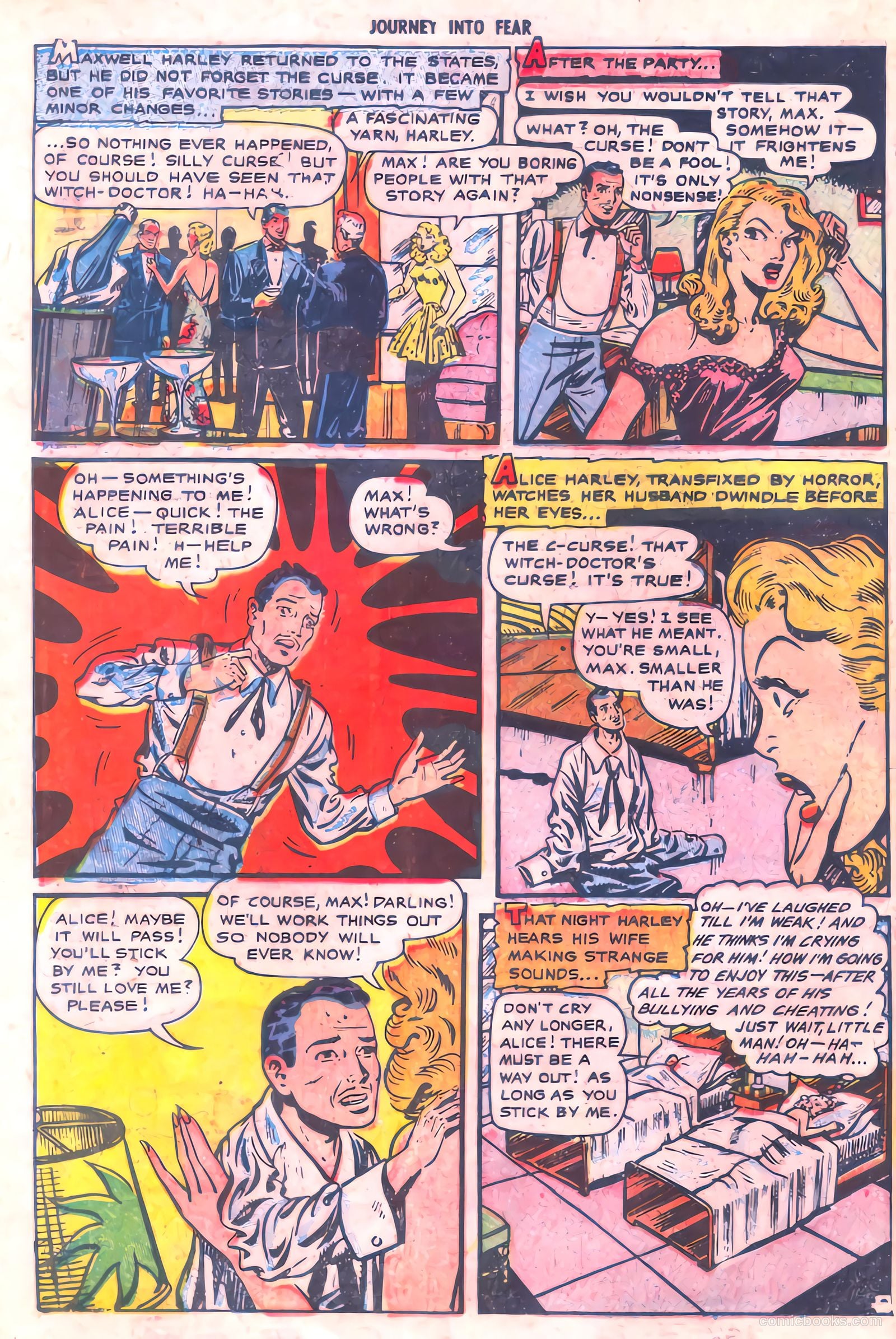 Journey into Fear #6 (1952) — page 22 of 36