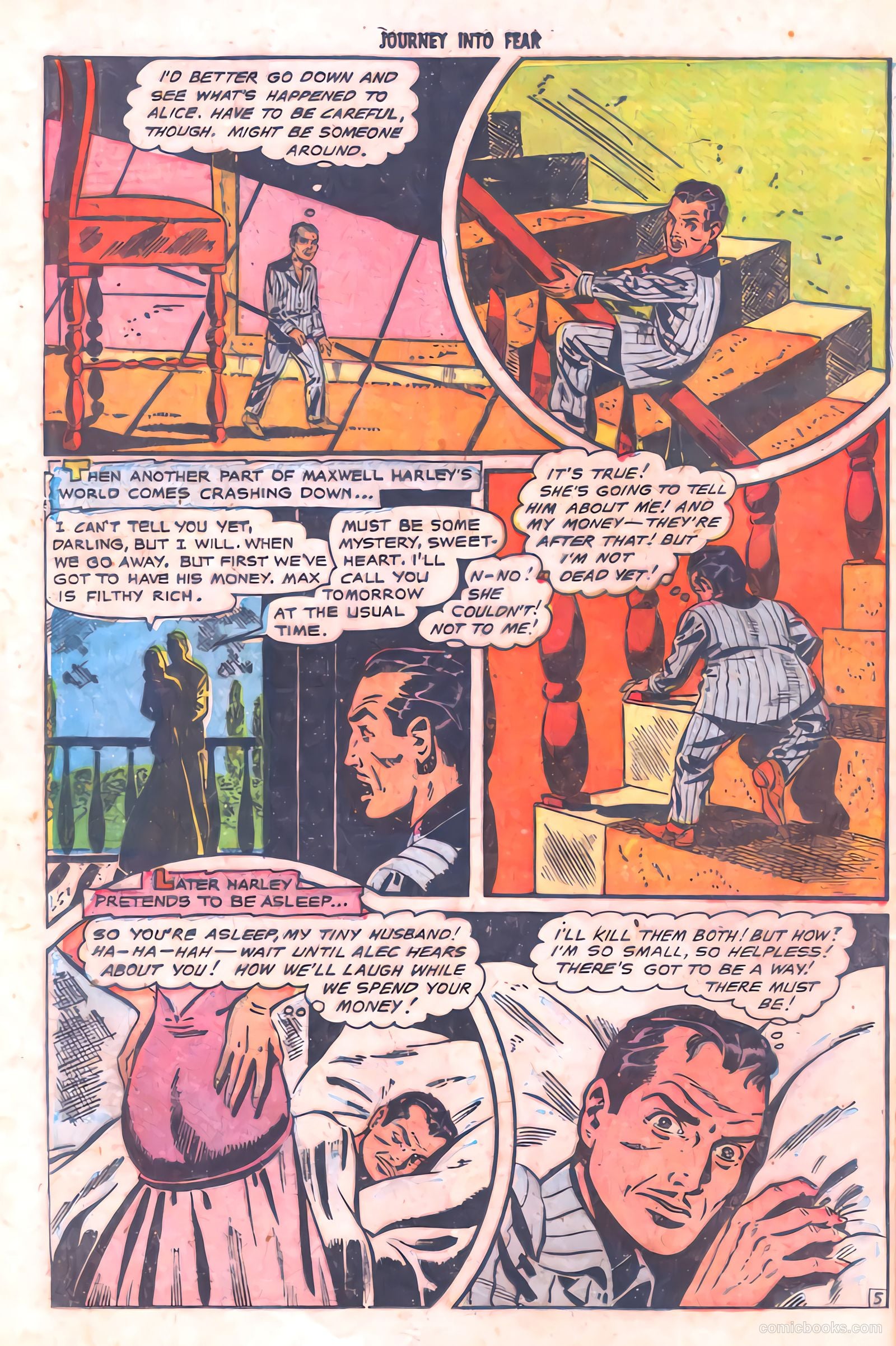 Journey into Fear #6 (1952) — page 24 of 36