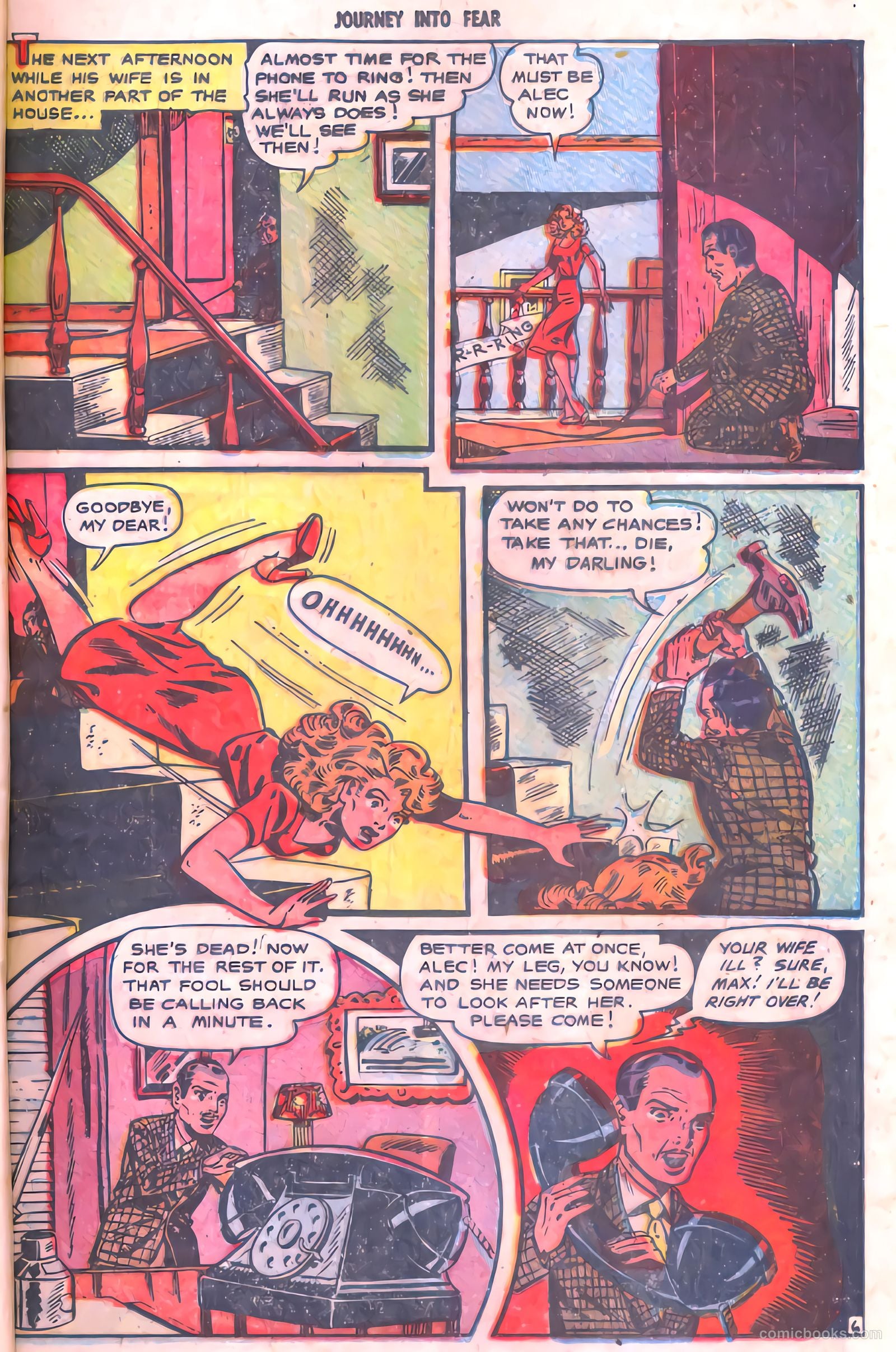 Journey into Fear #6 (1952) — page 25 of 36