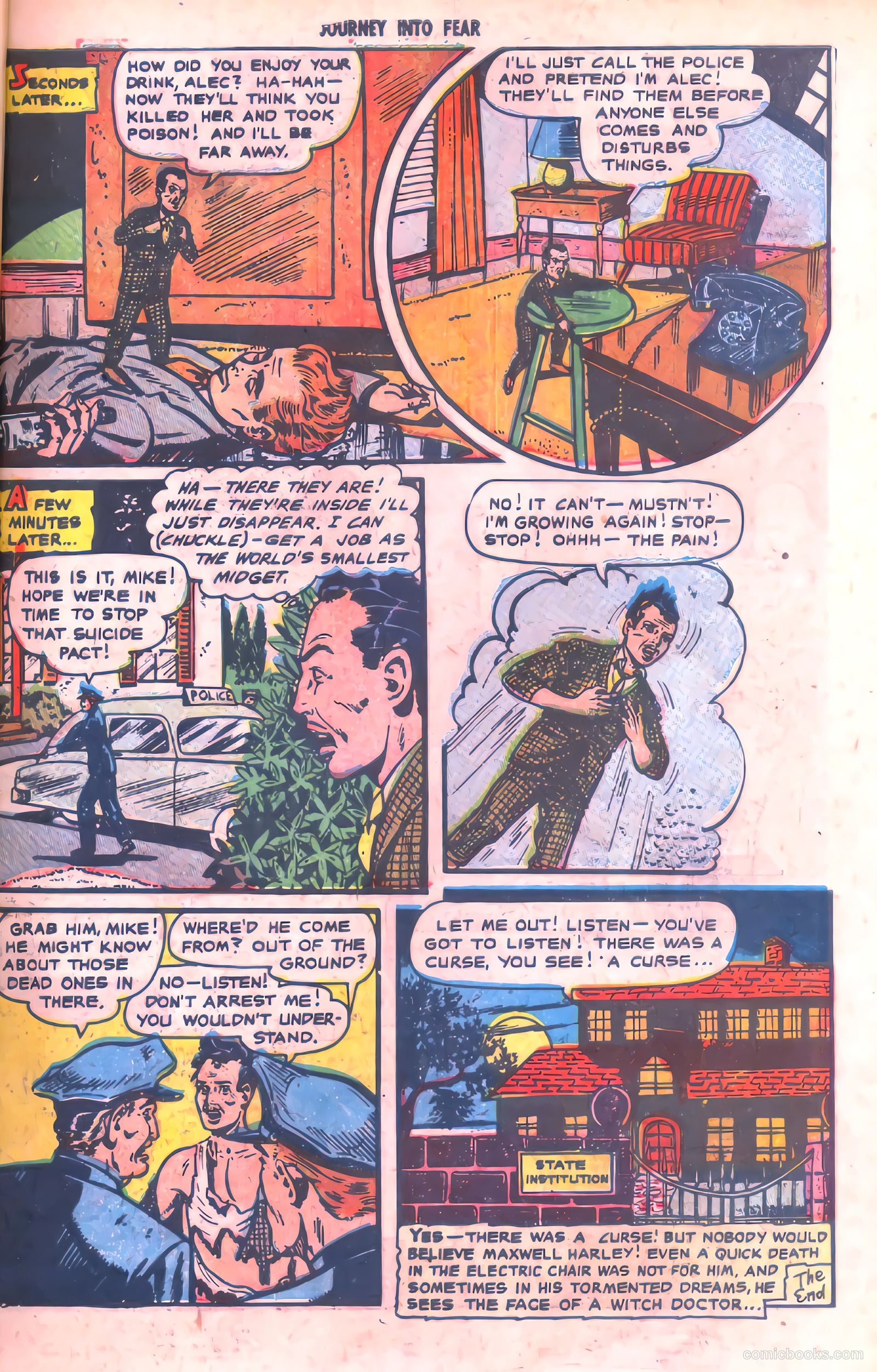 Journey into Fear #6 (1952) — page 27 of 36