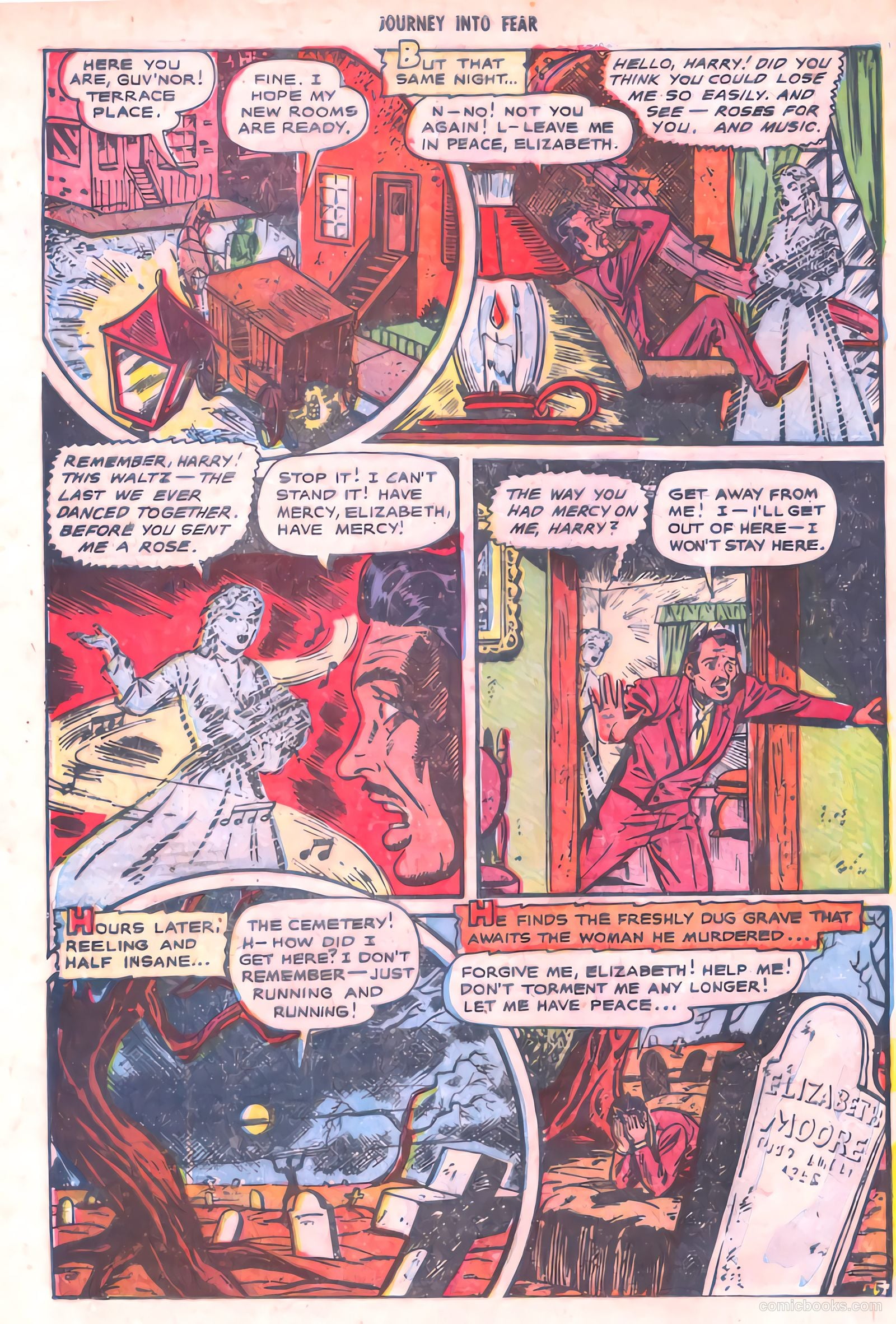 Journey into Fear #6 (1952) — page 32 of 36