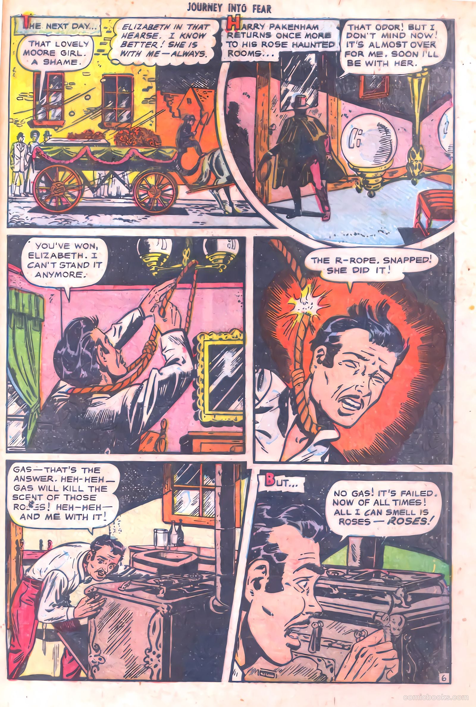Journey into Fear #6 (1952) — page 33 of 36