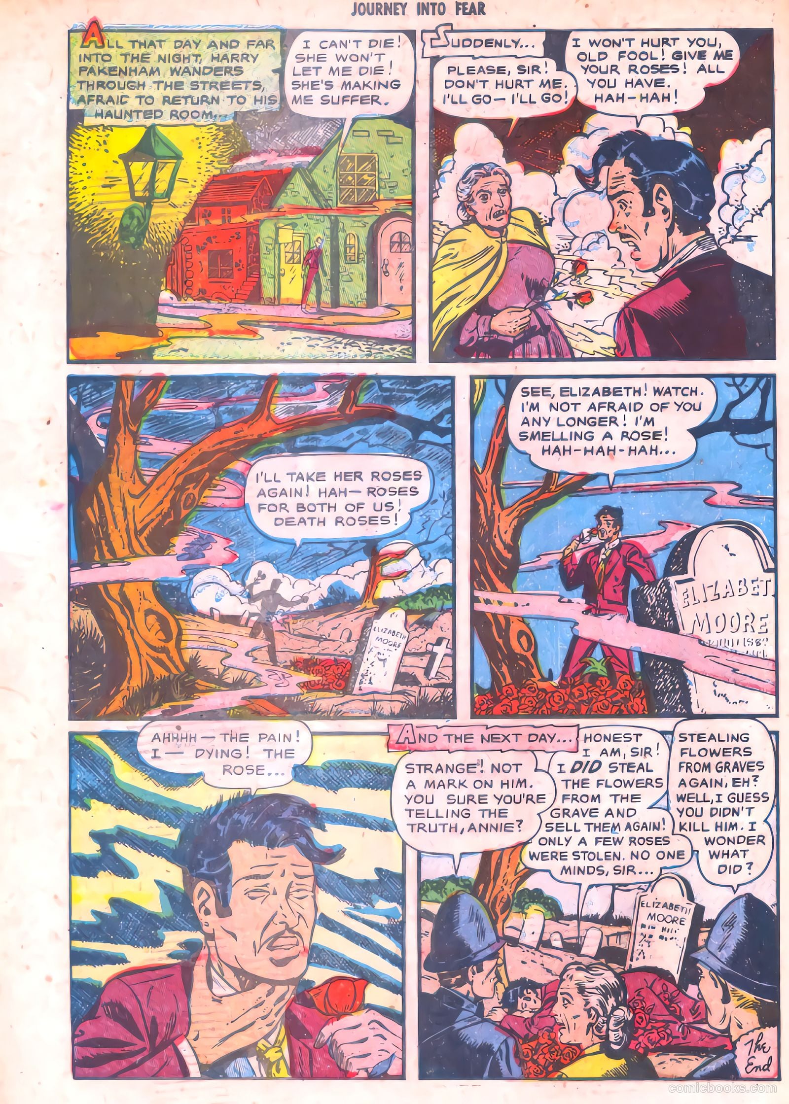 Journey into Fear #6 (1952) — page 34 of 36