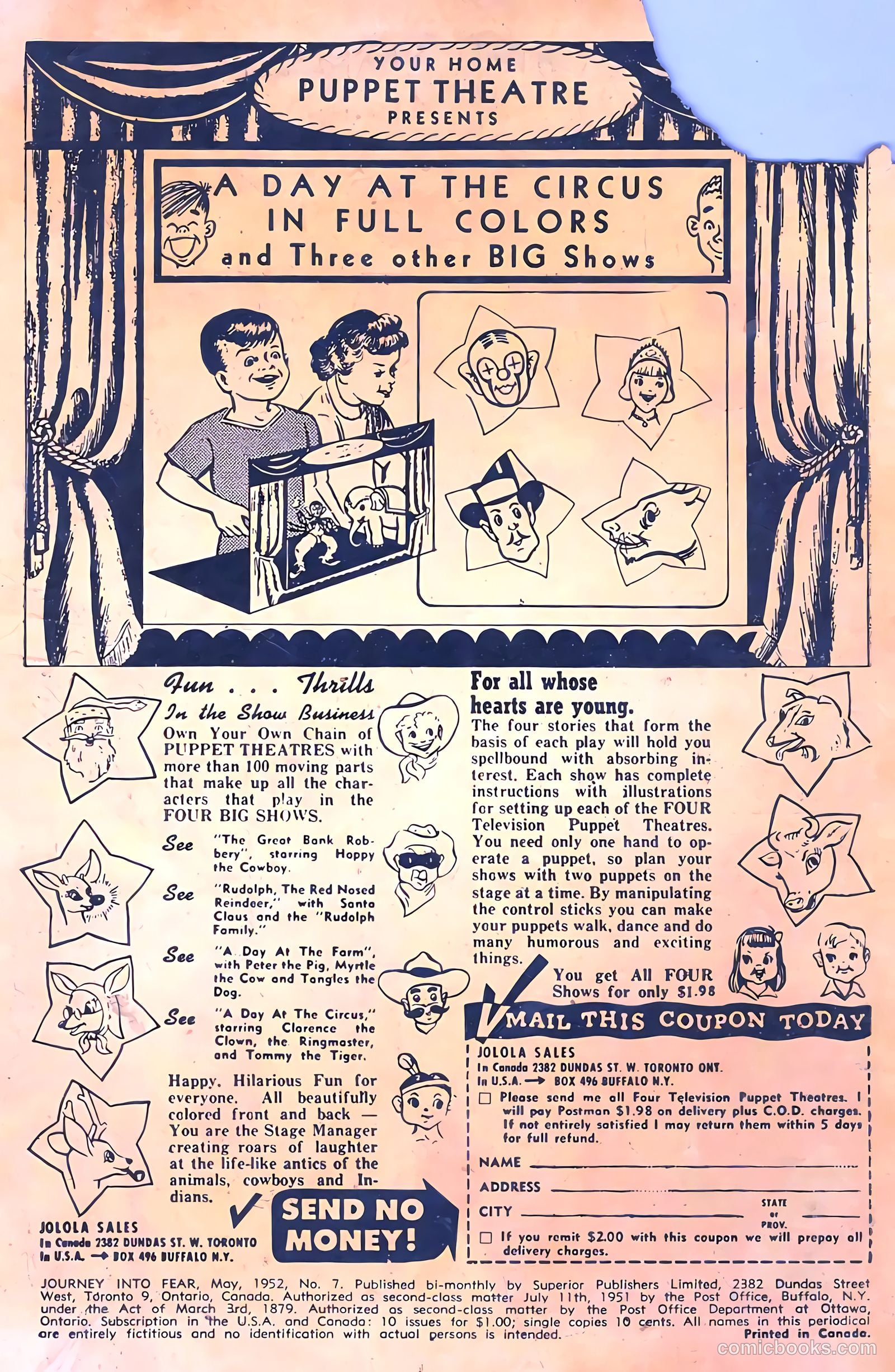 Journey into Fear #7 (1952) — page 2 of 36