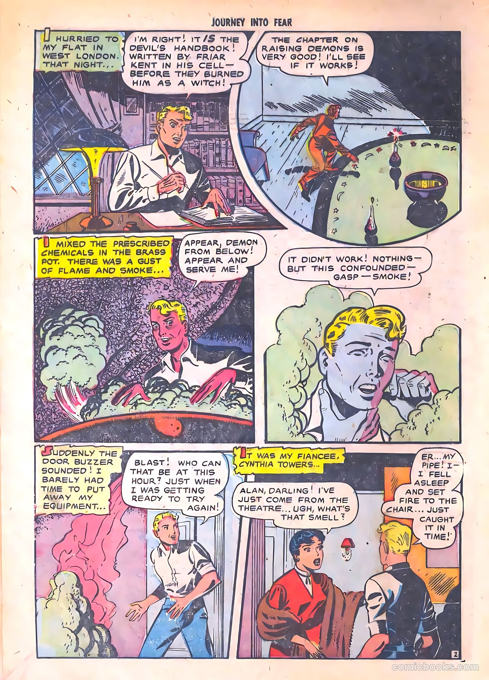 Journey into Fear #7 (1952) — page 4 of 36