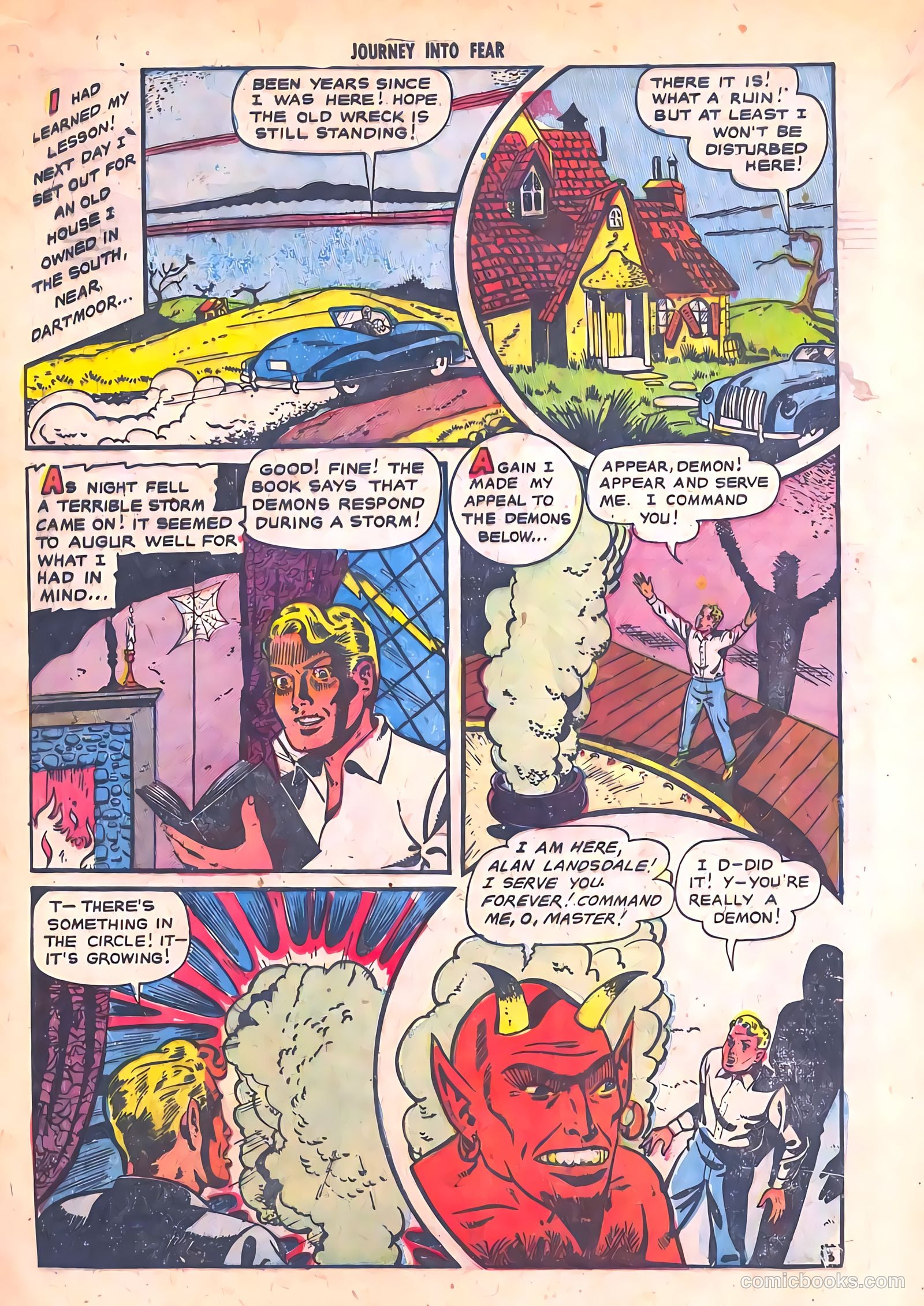 Journey into Fear #7 (1952) — page 5 of 36