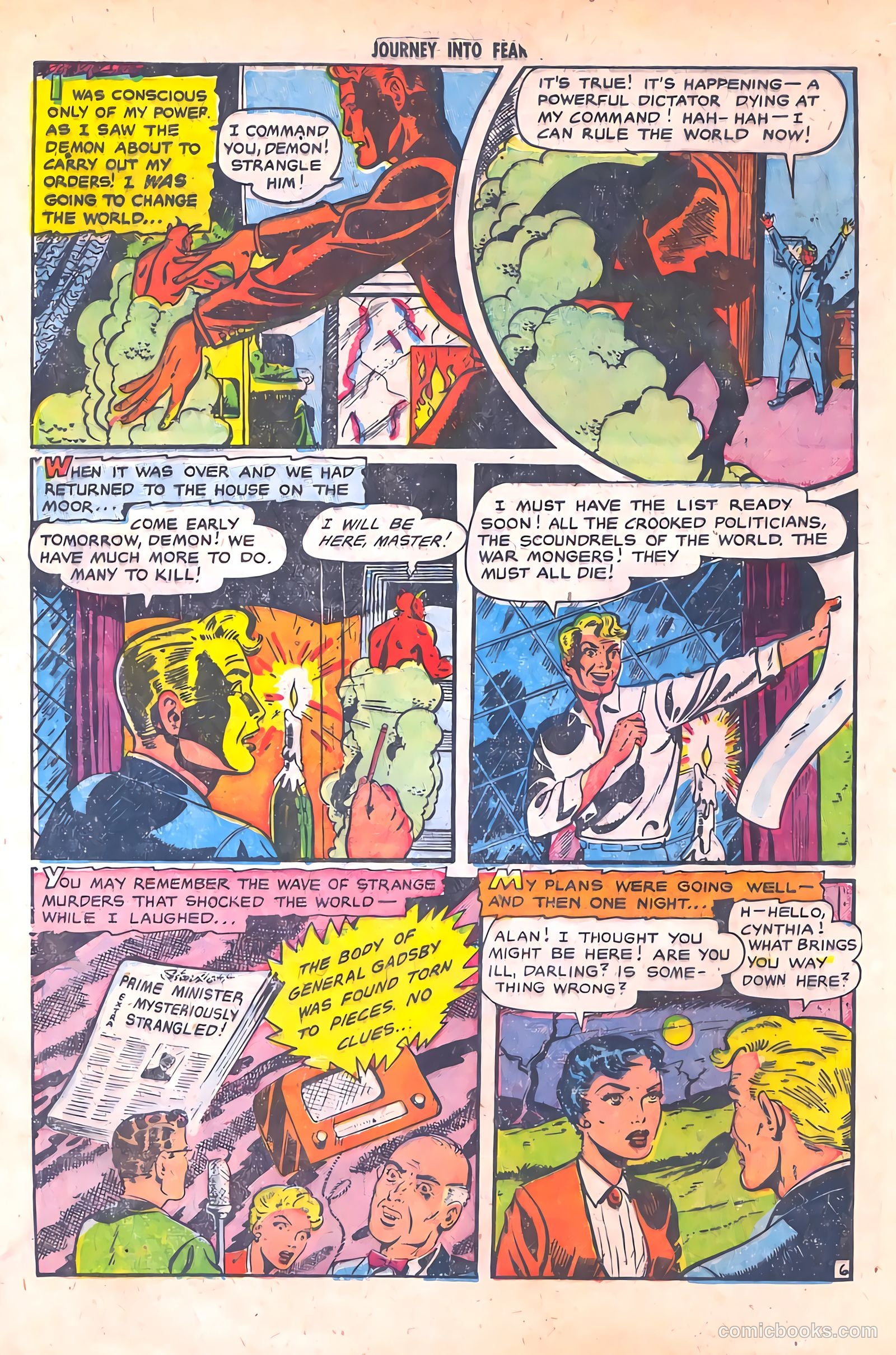 Journey into Fear #7 (1952) — page 8 of 36