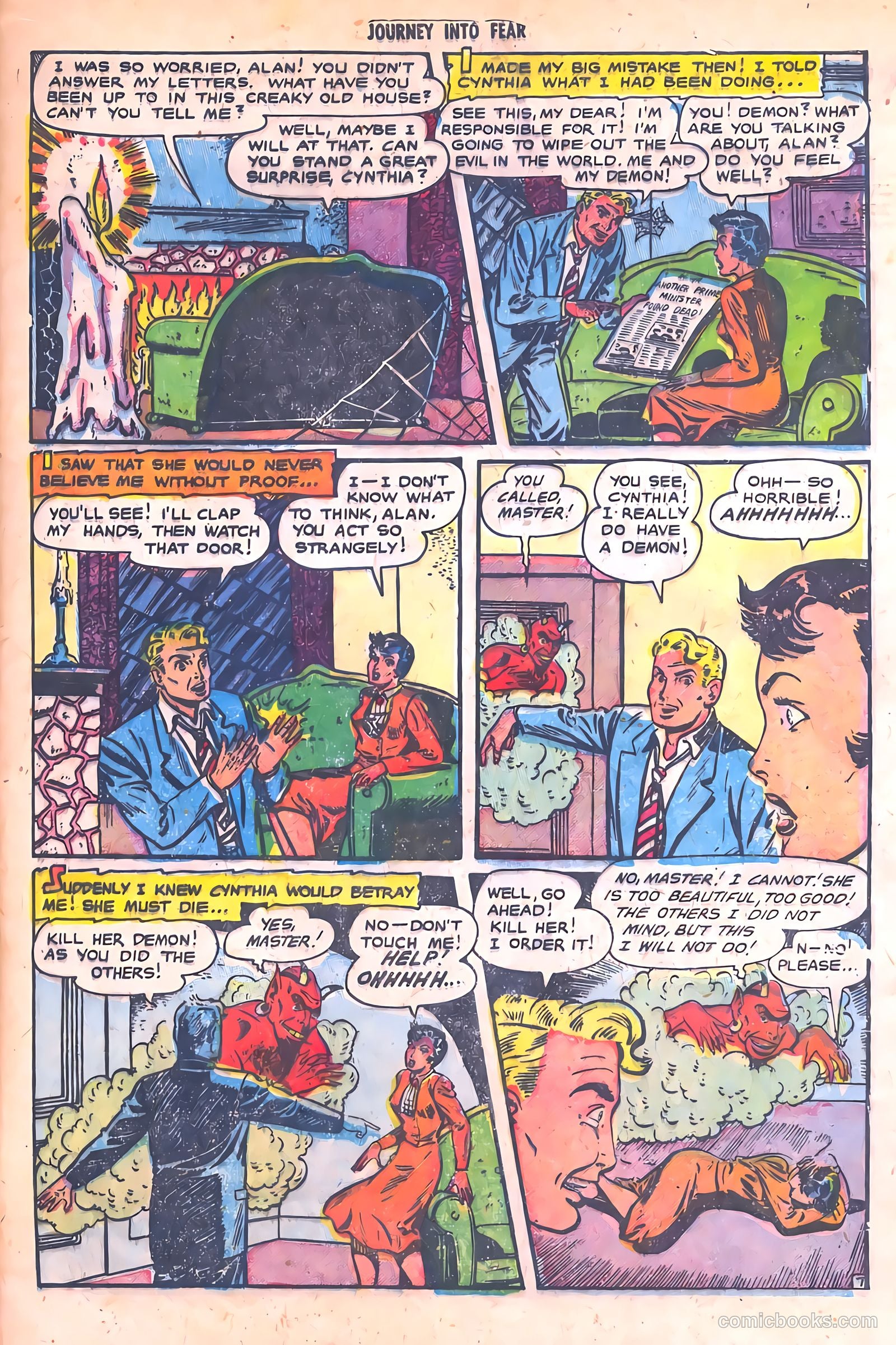 Journey into Fear #7 (1952) — page 9 of 36