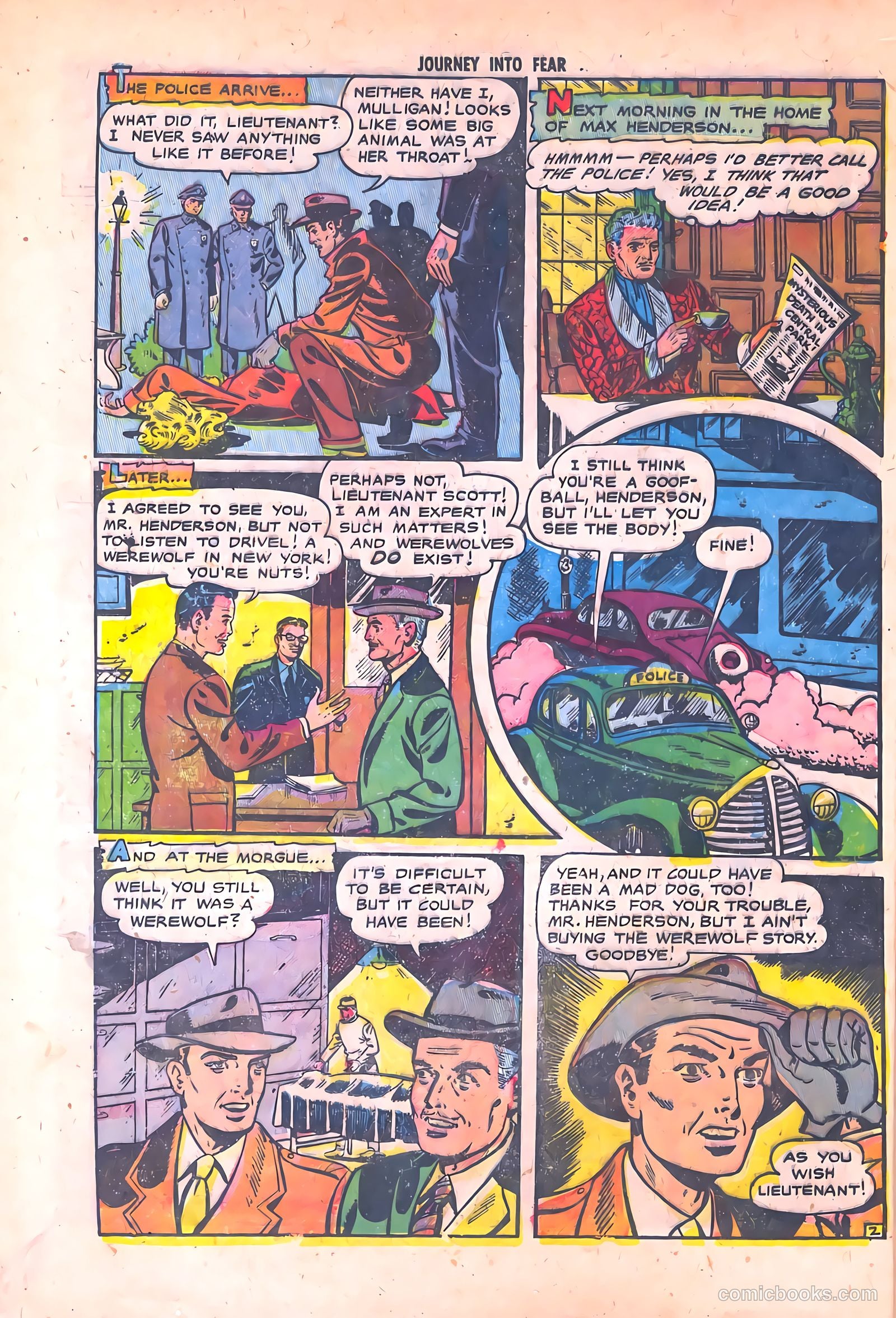 Journey into Fear #7 (1952) — page 12 of 36