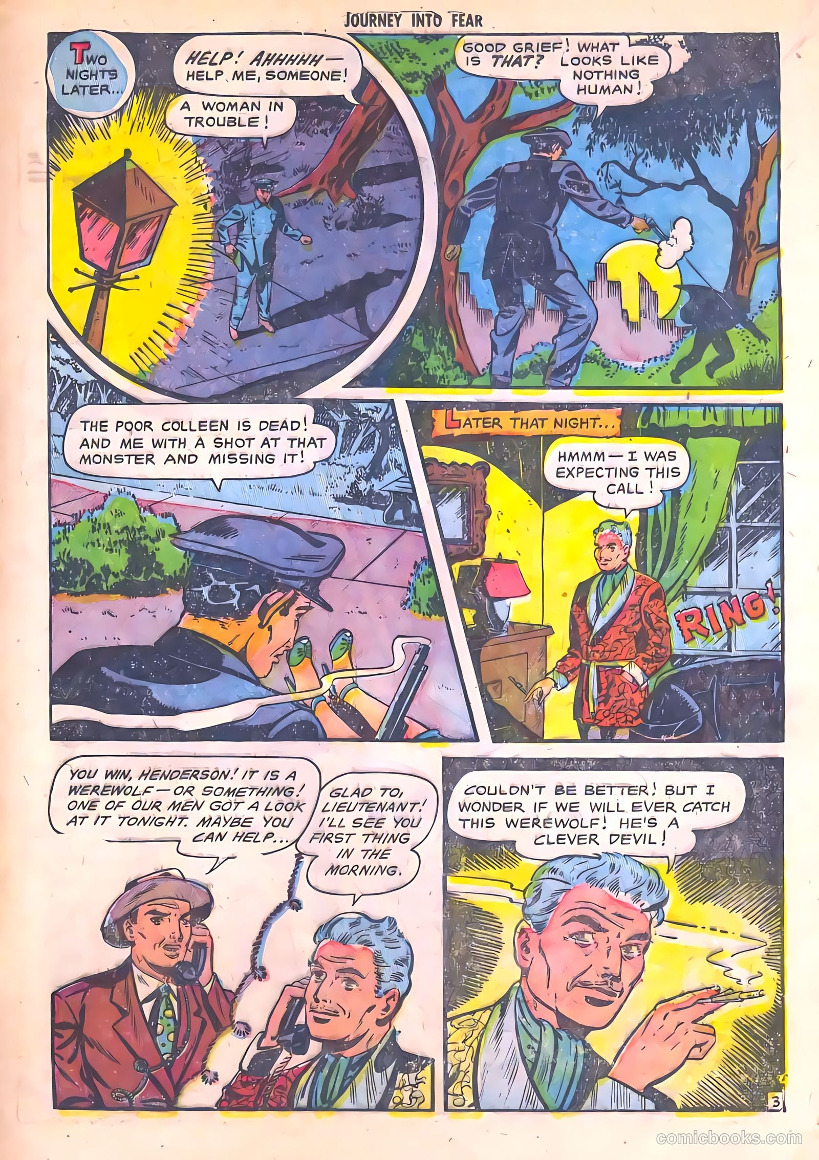 Journey into Fear #7 (1952) — page 13 of 36