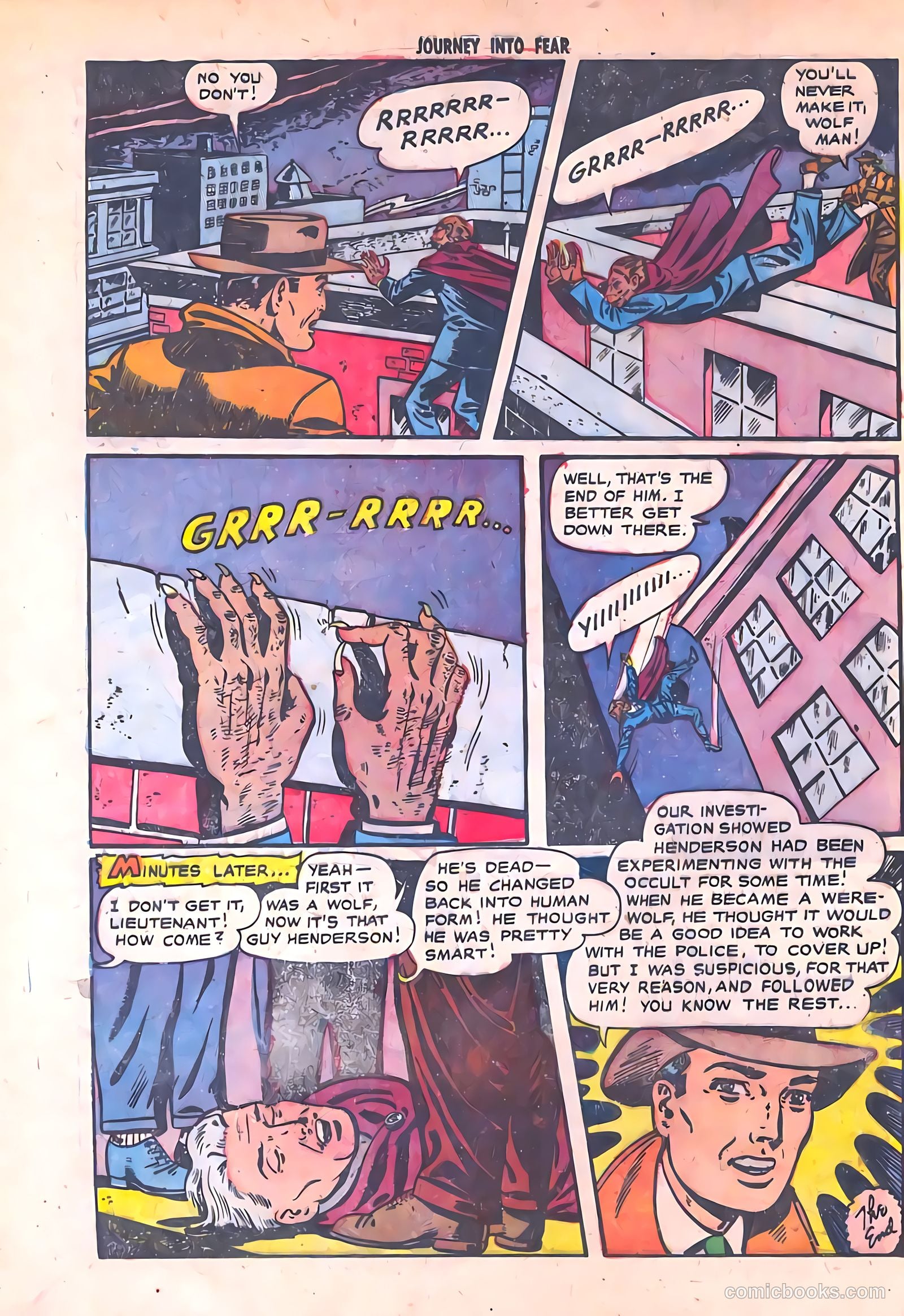 Journey into Fear #7 (1952) — page 16 of 36