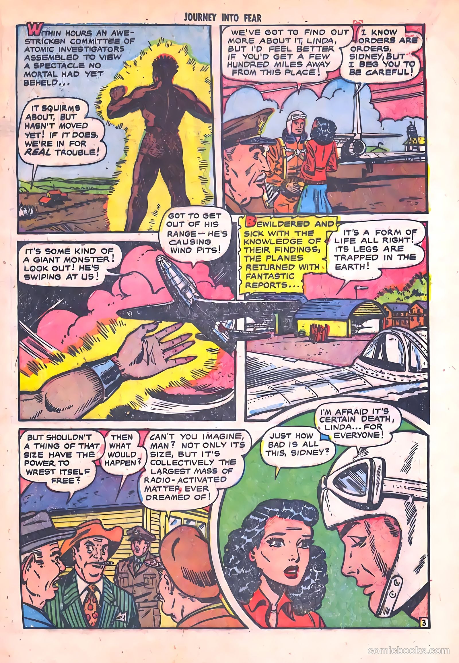 Journey into Fear #7 (1952) — page 21 of 36