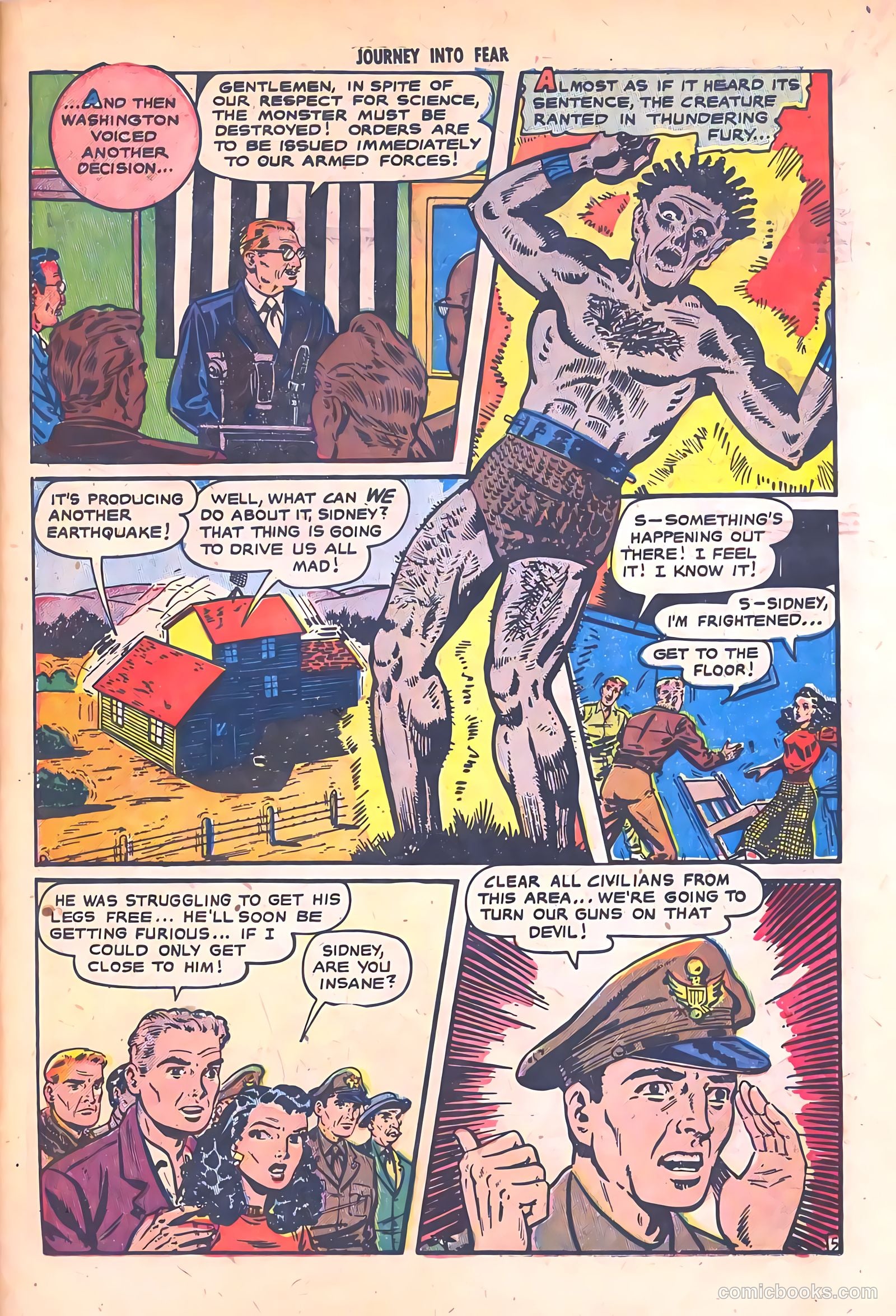 Journey into Fear #7 (1952) — page 23 of 36