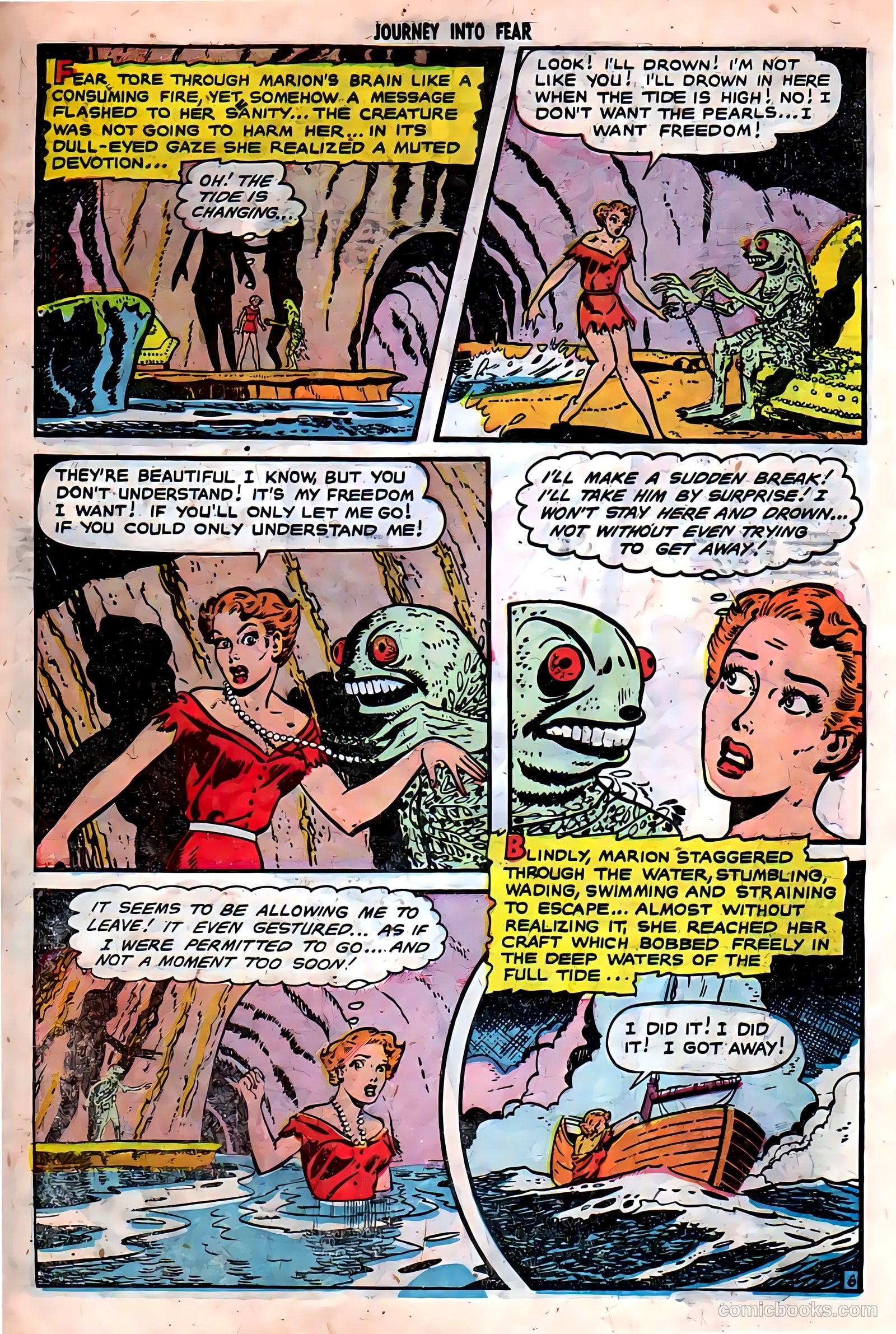 Journey into Fear #7 (1952) — page 31 of 36