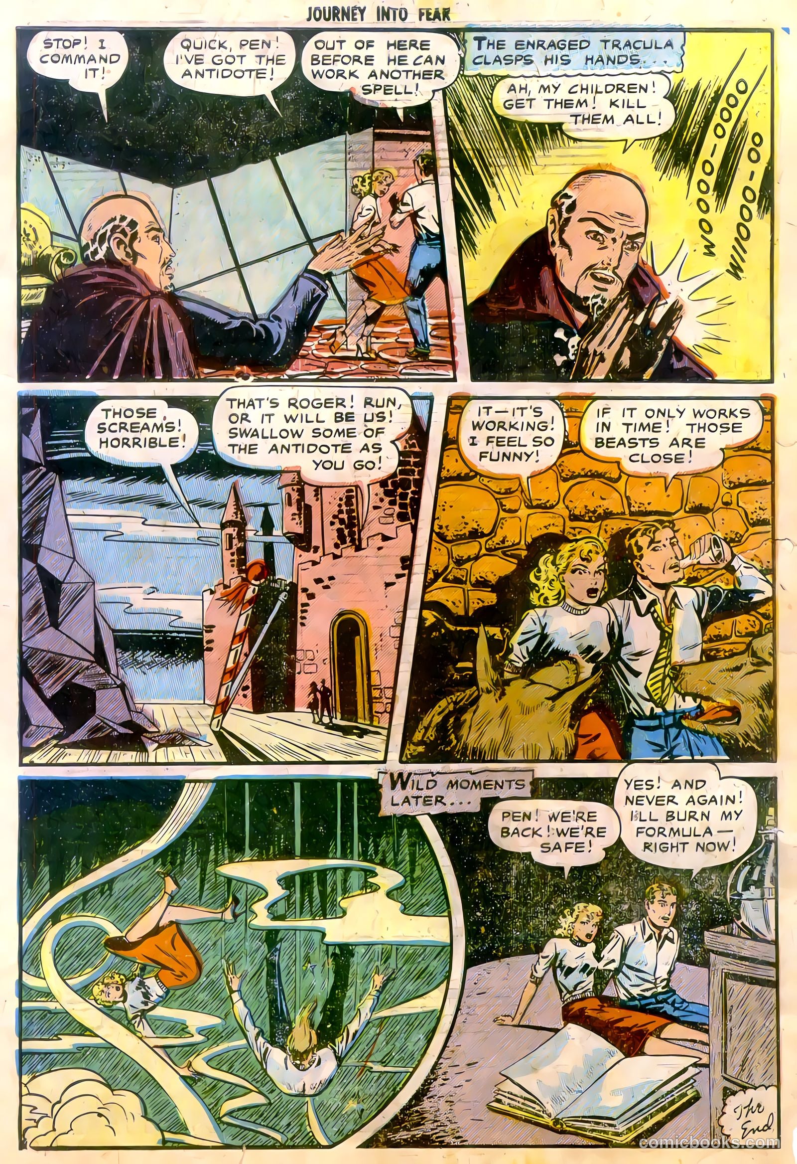 Journey into Fear #8 (1951) — page 33 of 33