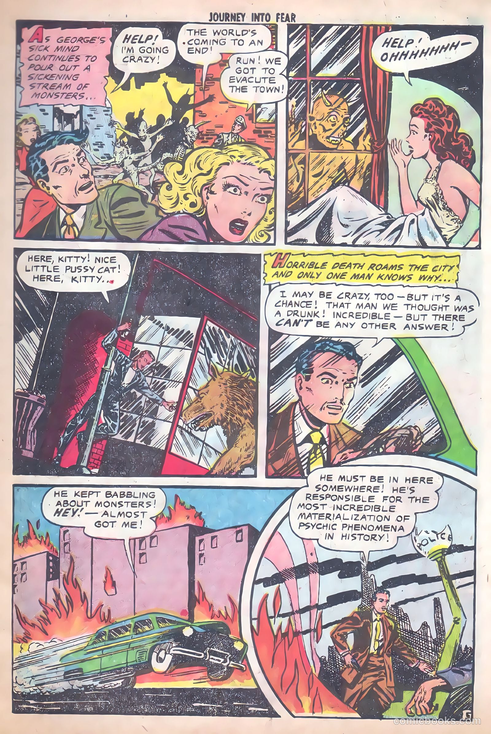 Journey into Fear #9 (1952) — page 7 of 36