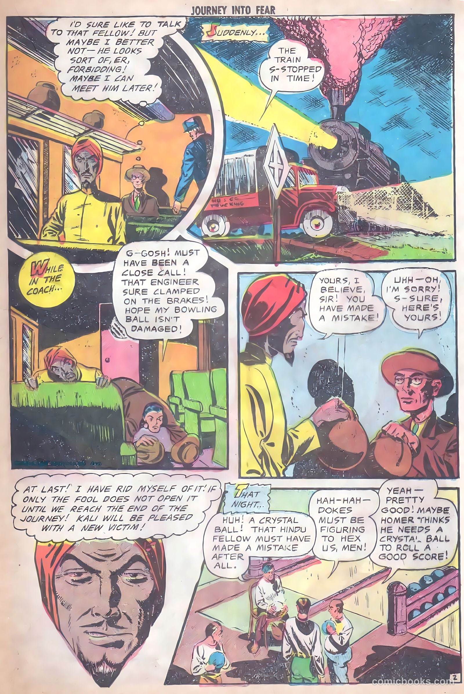 Journey into Fear #9 (1952) — page 21 of 36