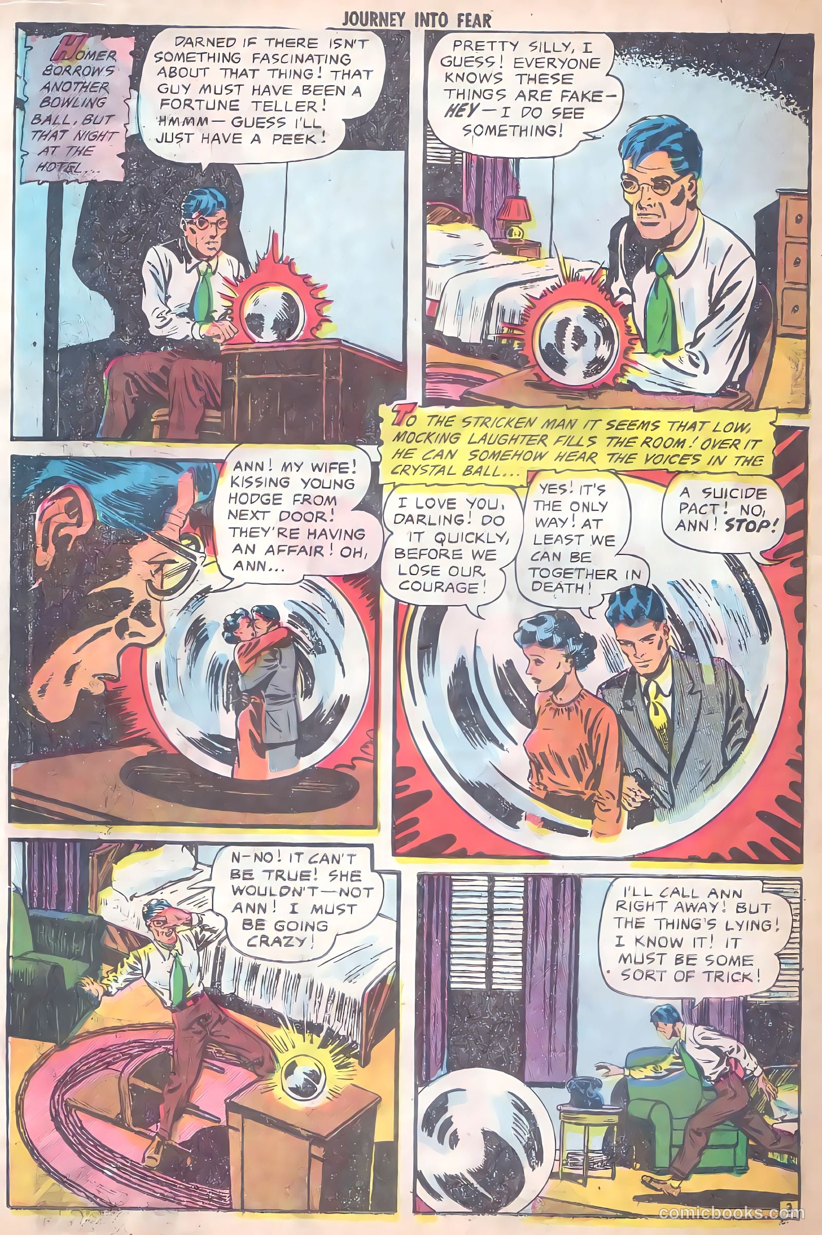 Journey into Fear #9 (1952) — page 22 of 36