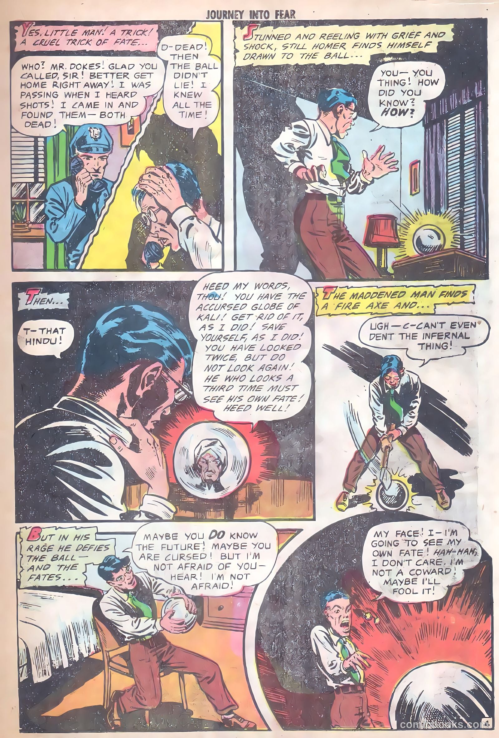 Journey into Fear #9 (1952) — page 23 of 36