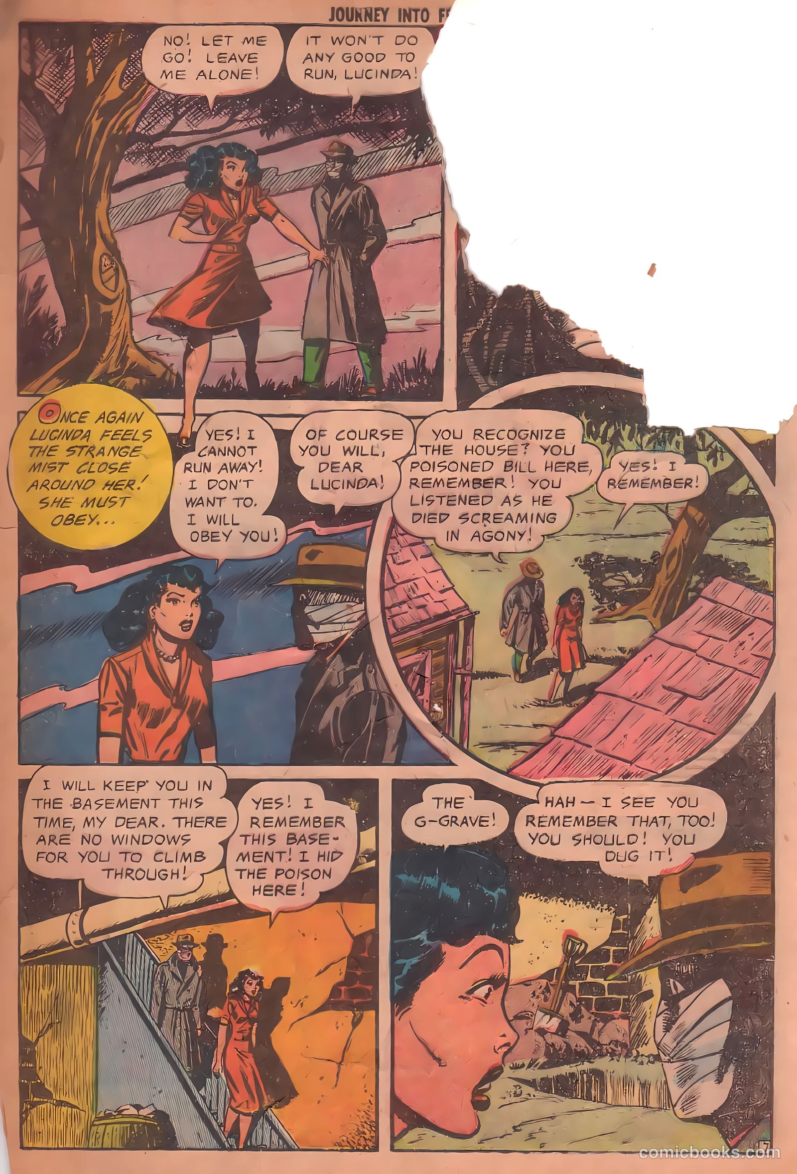 Journey into Fear #9 (1952) — page 33 of 36