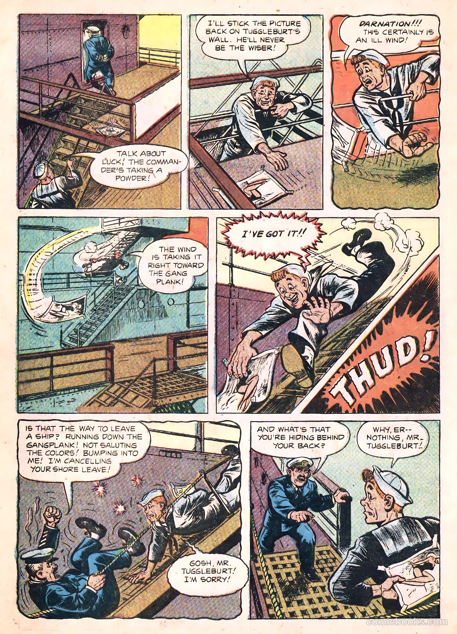Anchors Andrews #1 (1953) — page 6 of 36