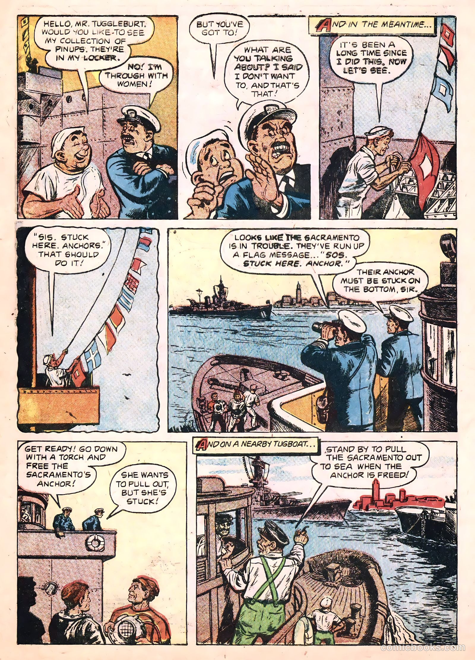 Anchors Andrews #1 (1953) — page 32 of 36