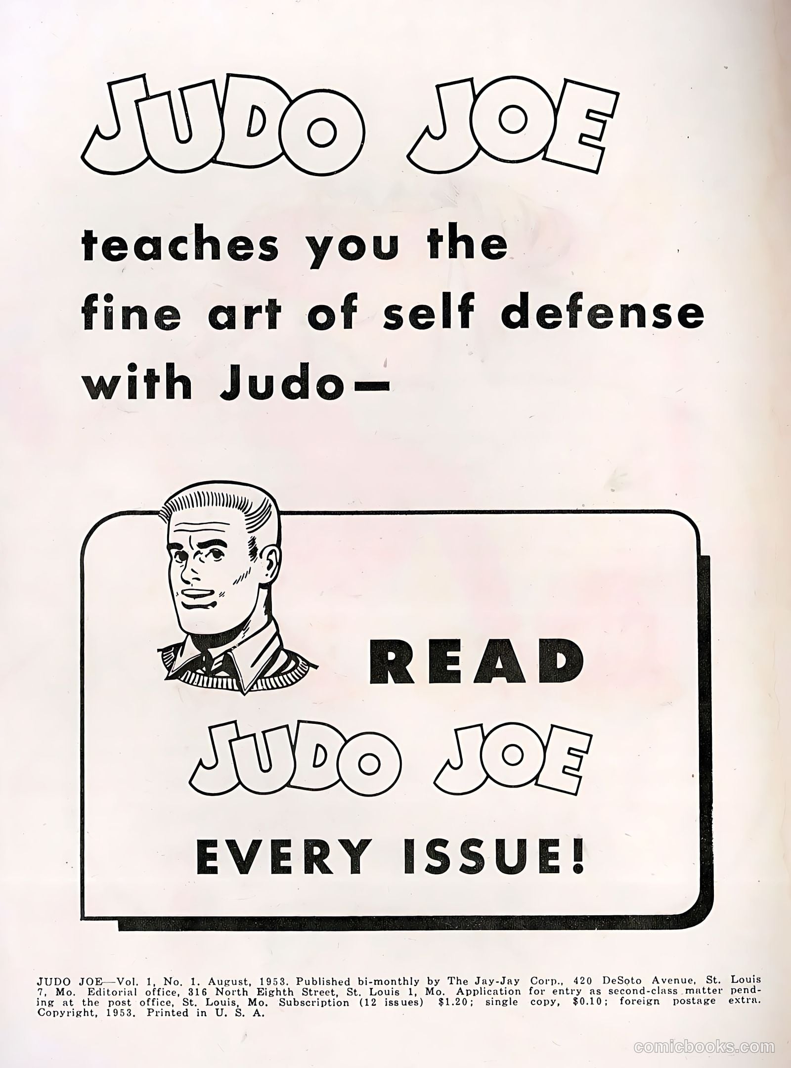 Judo Joe #1 (1958) — page 2 of 36