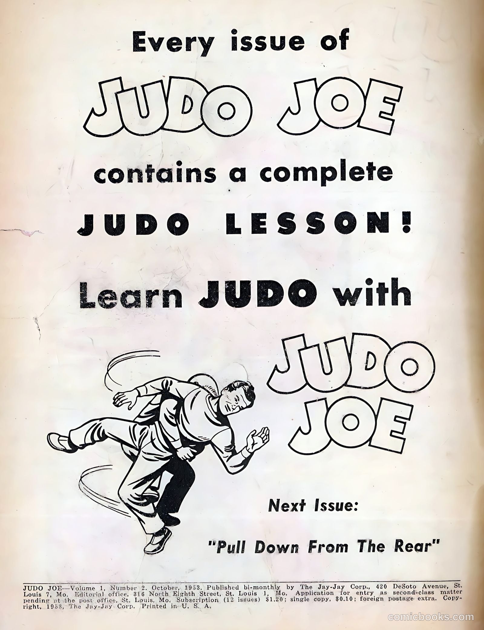 Judo Joe #2 (1958) — page 2 of 36
