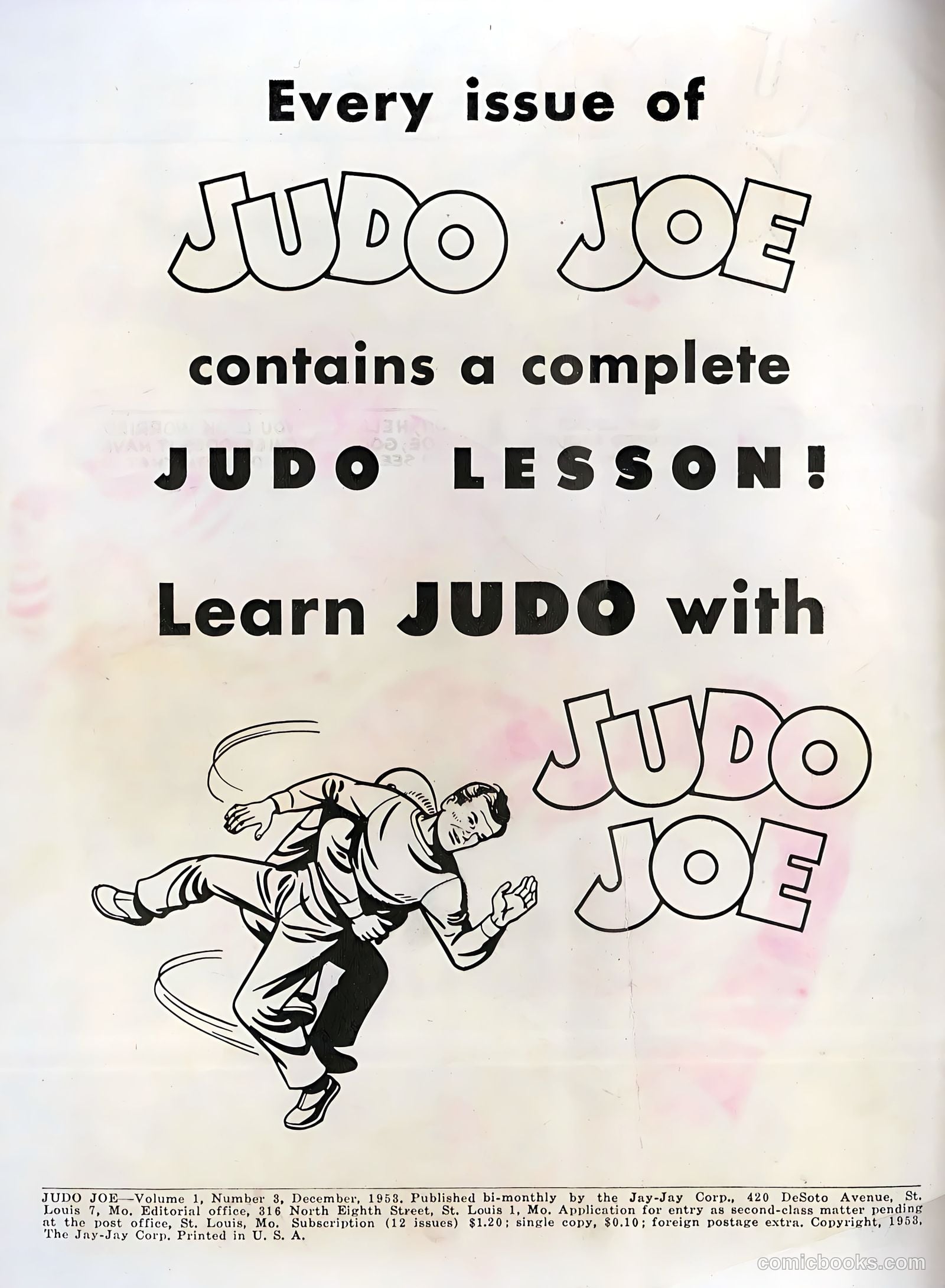 Judo Joe #3 (1958) — page 2 of 36