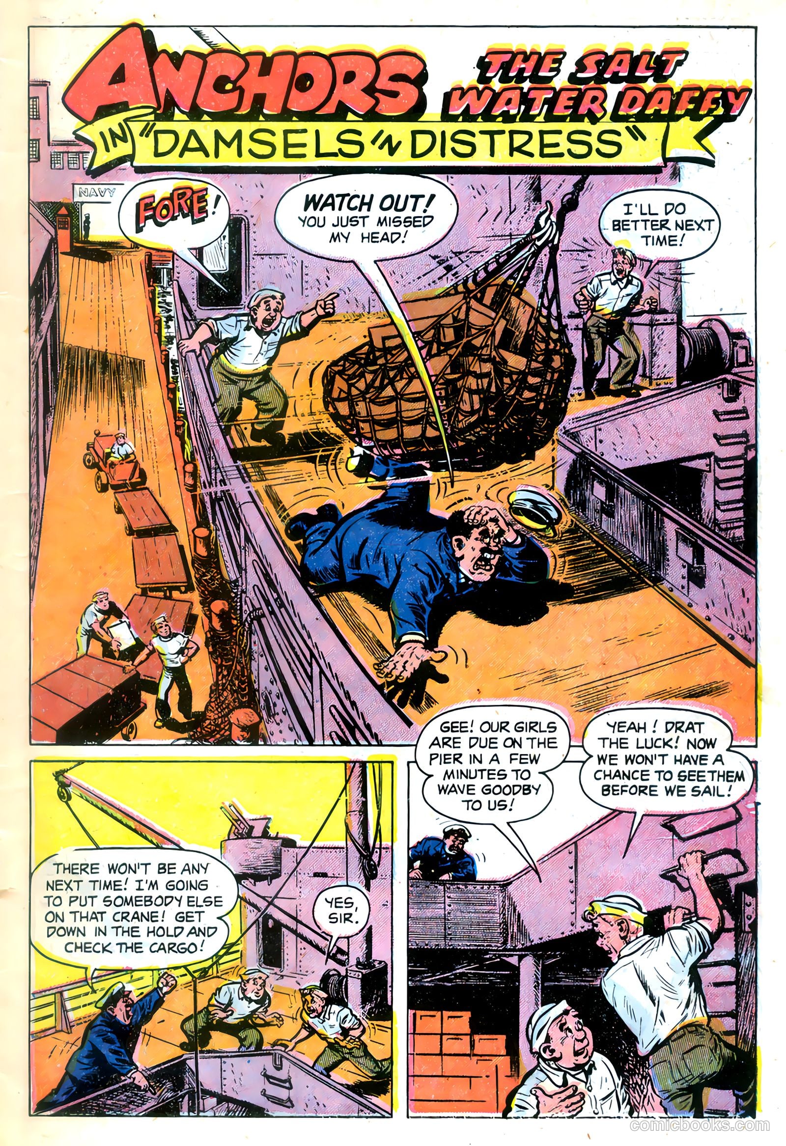 Anchors, The Salt Water Daffy #2 (1953) — page 3 of 37
