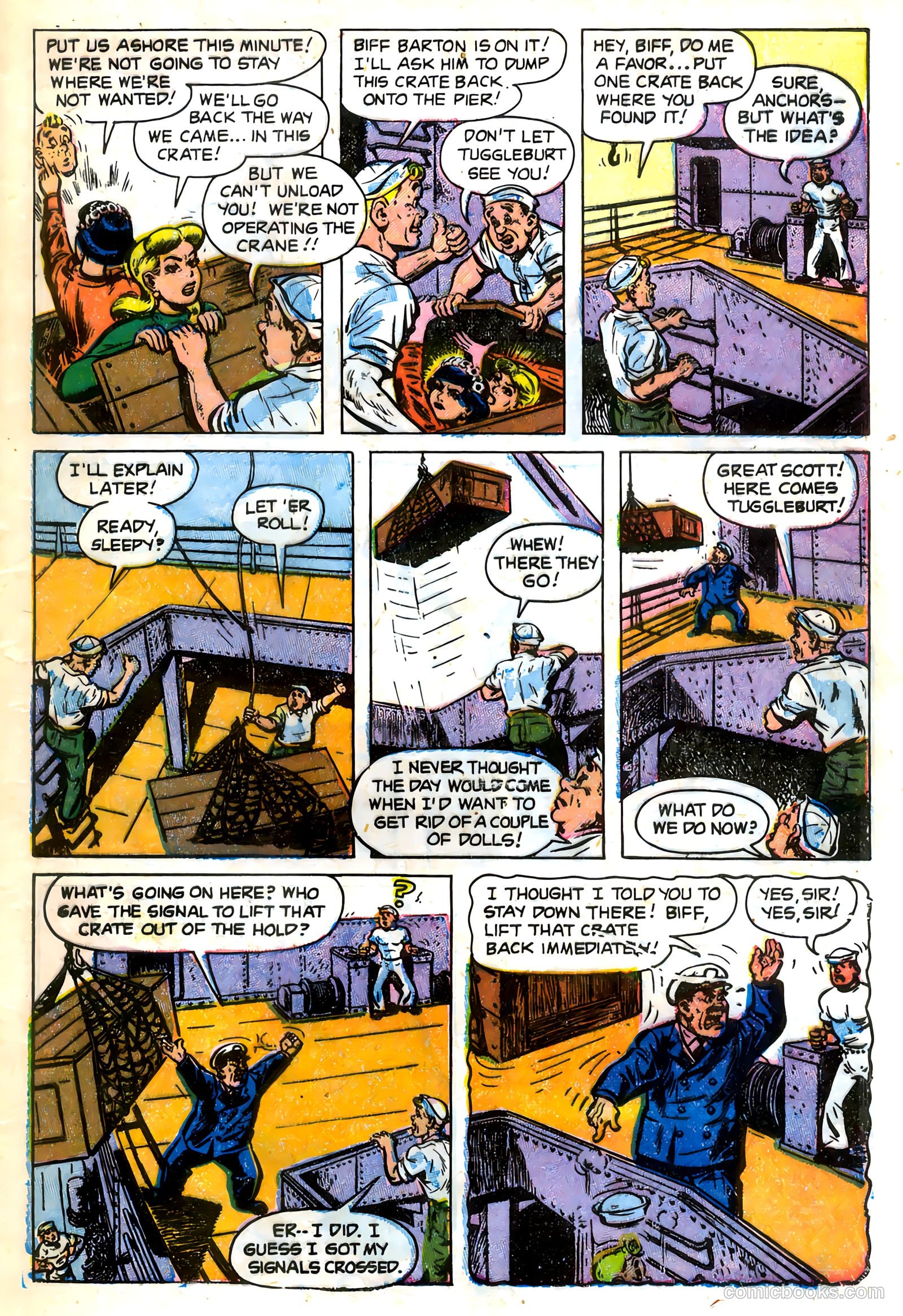 Anchors, The Salt Water Daffy #2 (1953) — page 5 of 37